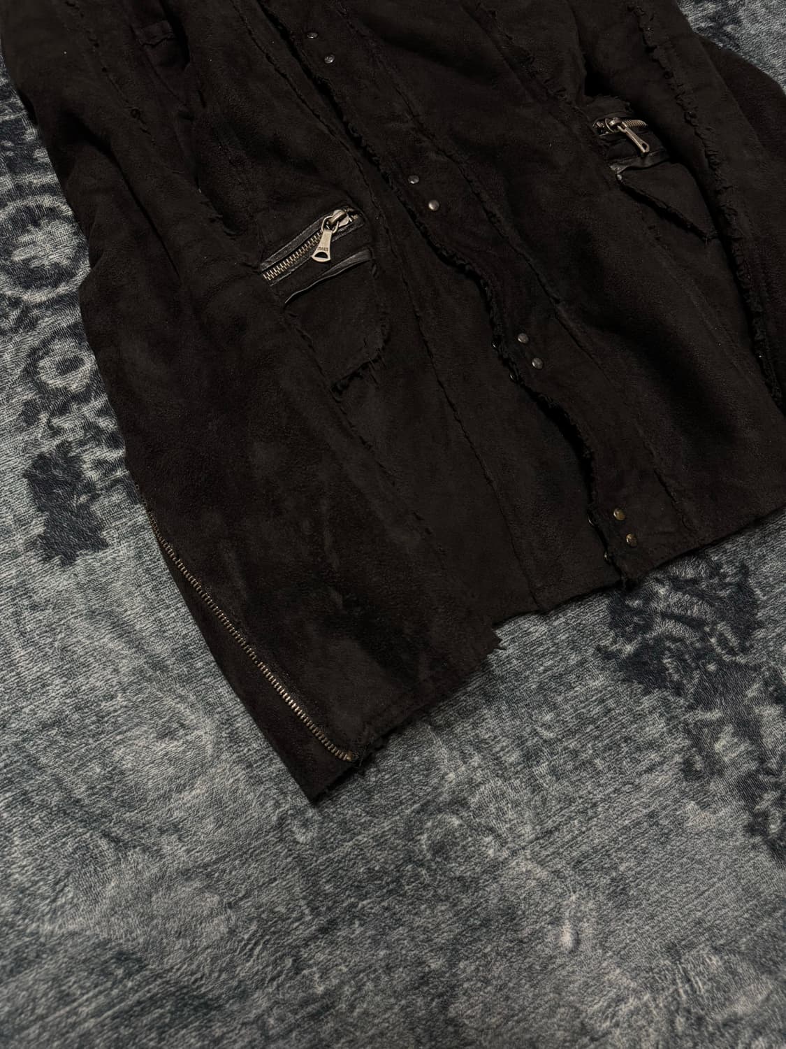 Civarize 00s vkei trimming fur hood jack 상품이미지5