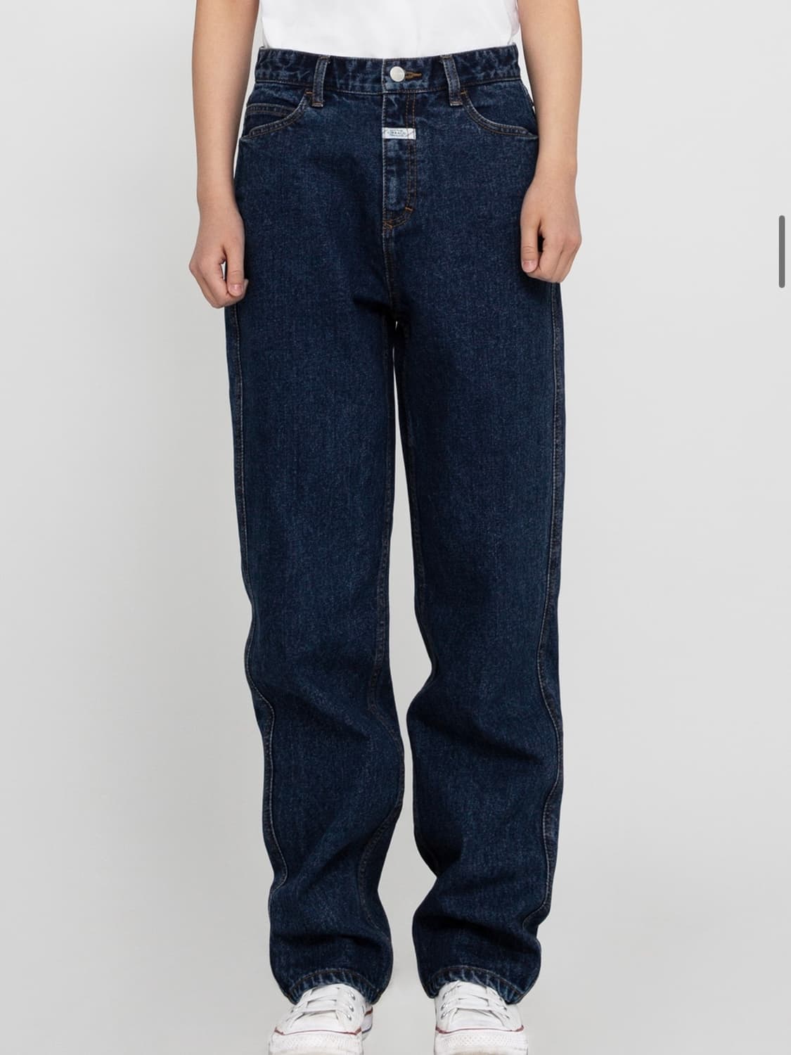 마리떼 X 차정원 W ROLL UP STRAIGHT 데님팬츠 상품이미지1