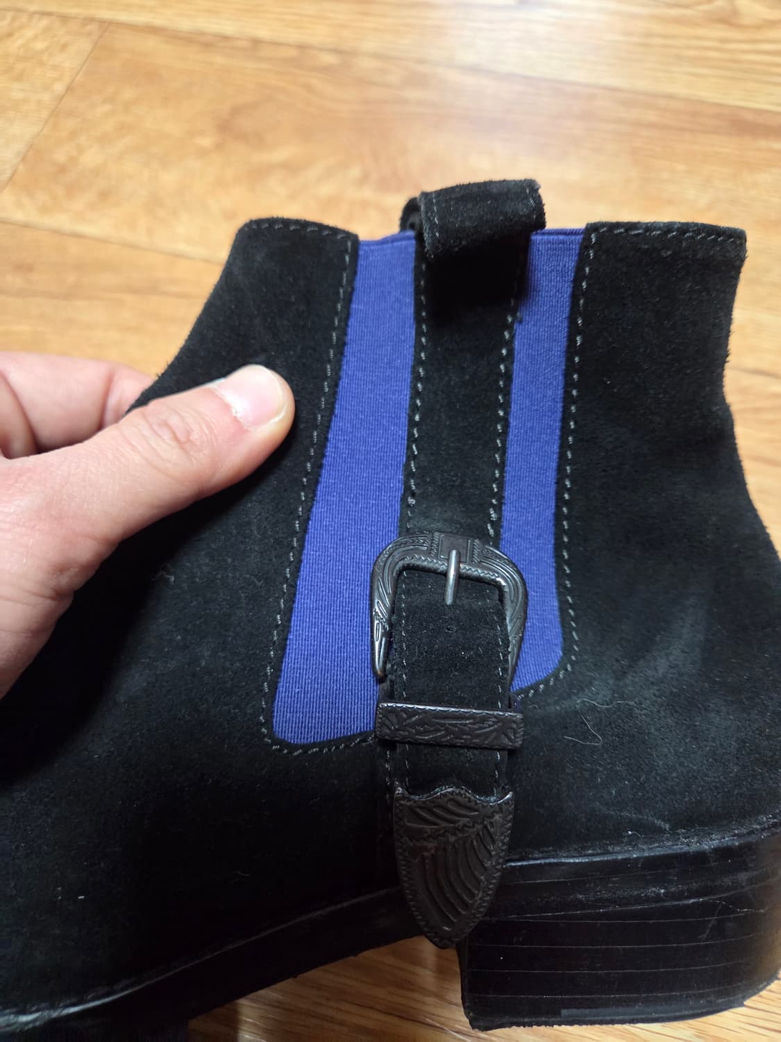 toga virilis 토가 비릴리스 블랙 스웨이드 부츠 42 상품이미지7