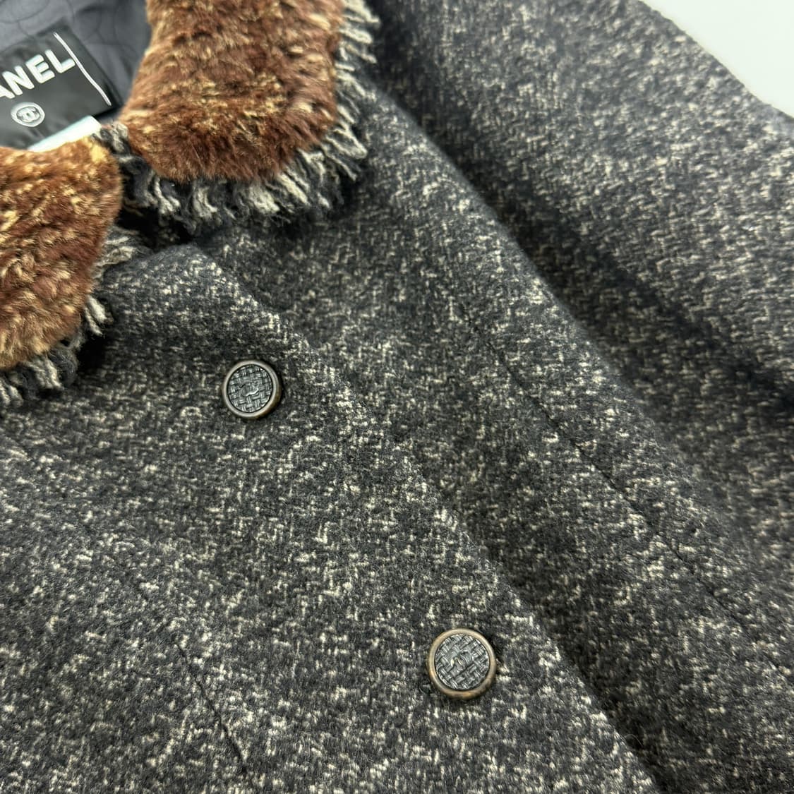 샤넬 05A 래빗퍼 트위드 자켓 42 상품이미지5
