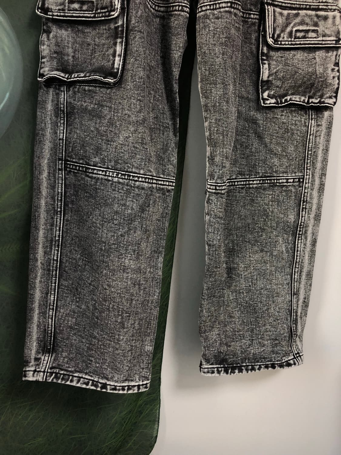 istkunst 이스트쿤스트 워싱데님카고팬츠 S 상품이미지4