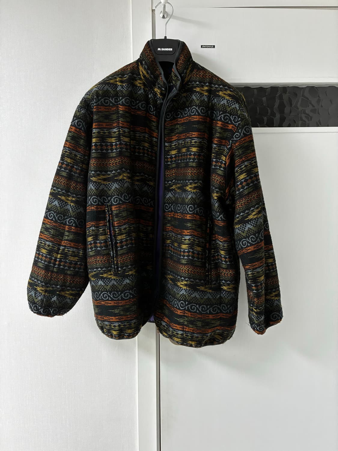 Needles plaid 자카드 플리스 집업 자켓 M 상품이미지2