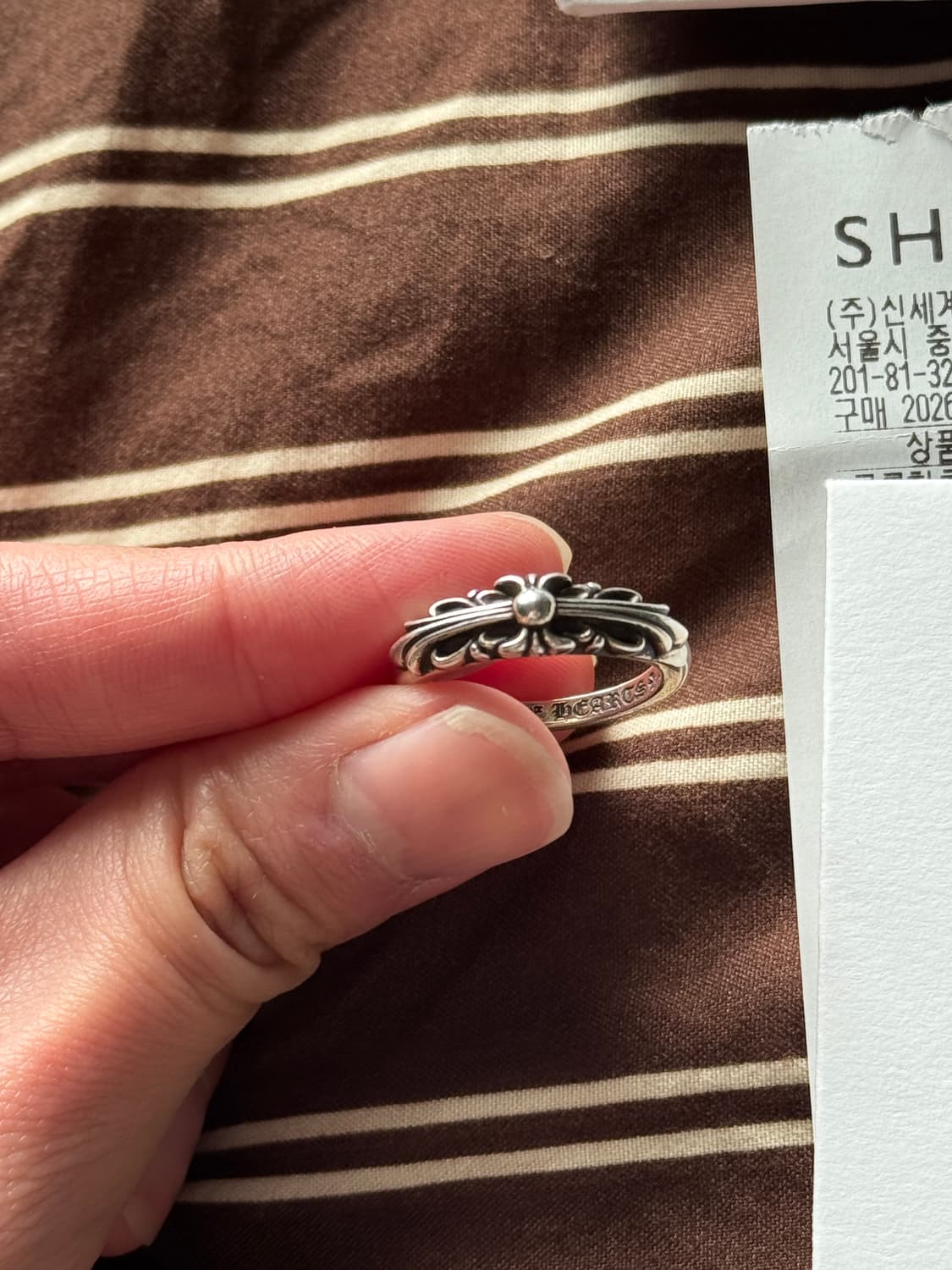 크롬하츠 베이비플로랄링 us8 상품이미지8