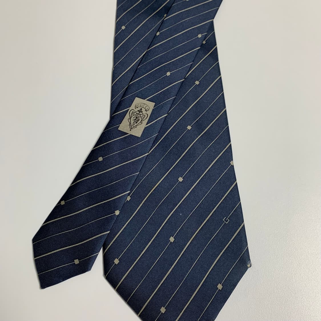 구찌(GUCCI) 스트라이프 명품 빈티지넥타이 100실크 A등급 상품이미지4