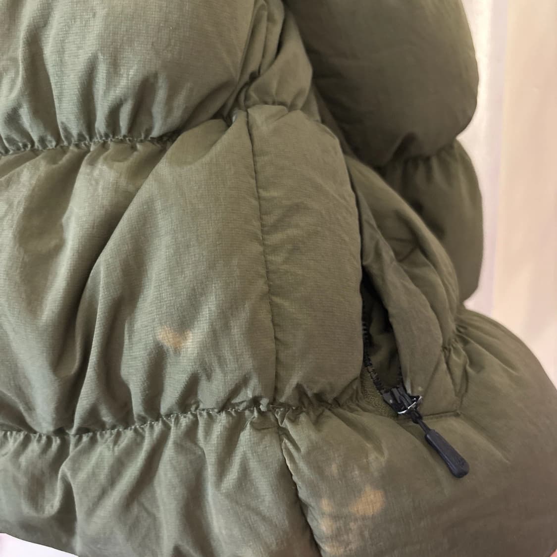 스투시 립스탑 다운 푸퍼 패딩 자켓 올리브 상품이미지4