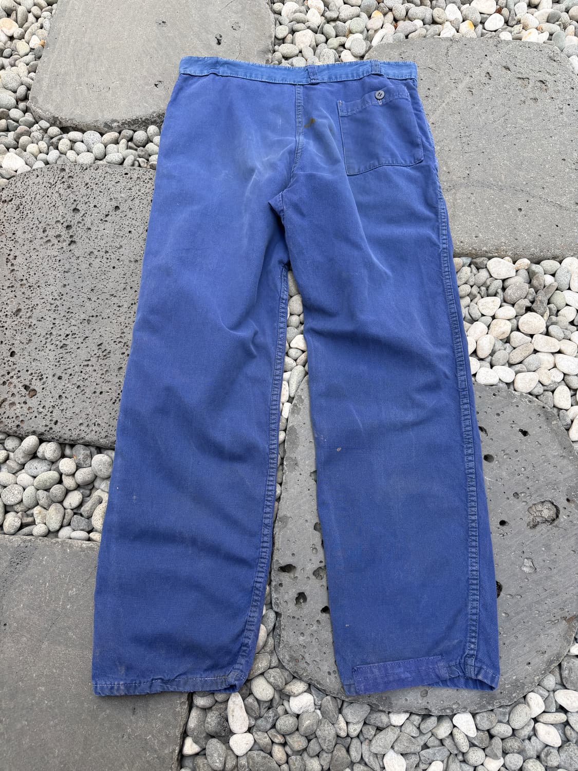 HARD WASHED FADED BLUE OLD 빈티지프렌치워크팬츠 상품이미지2