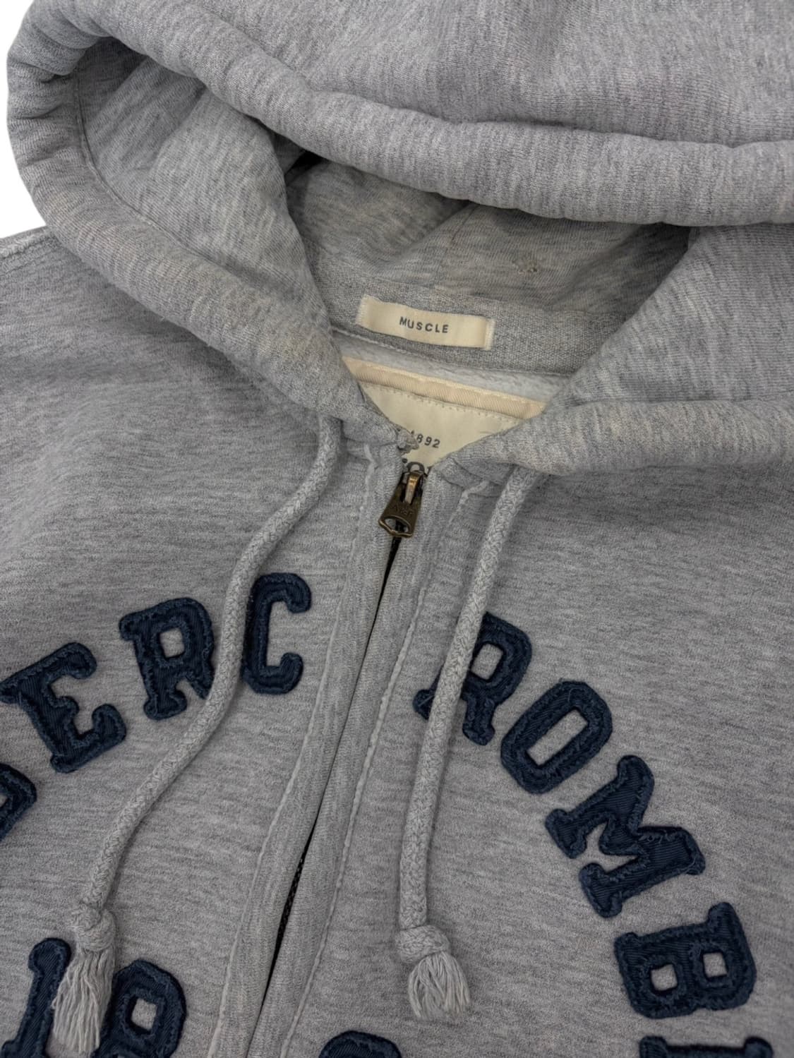 아베크롬비 그런지 빈티지 후드집업 그레이 (M/국내95~100) 상품이미지3