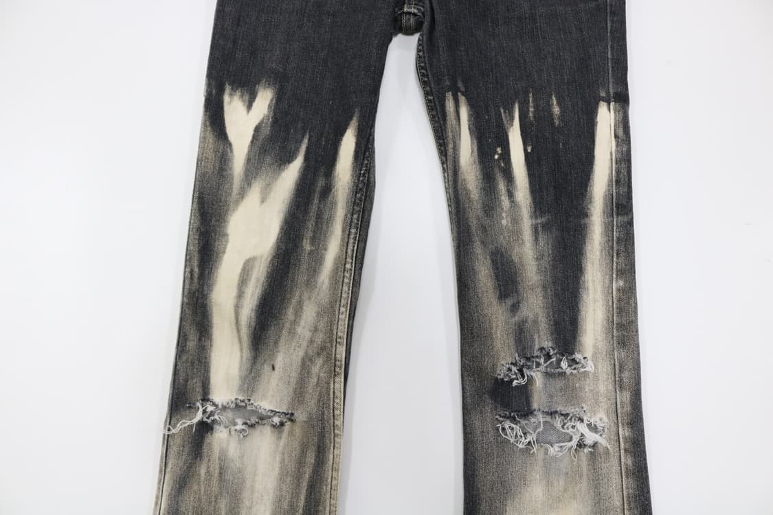 나염 리메이크 빈티지 팬츠 상품이미지2