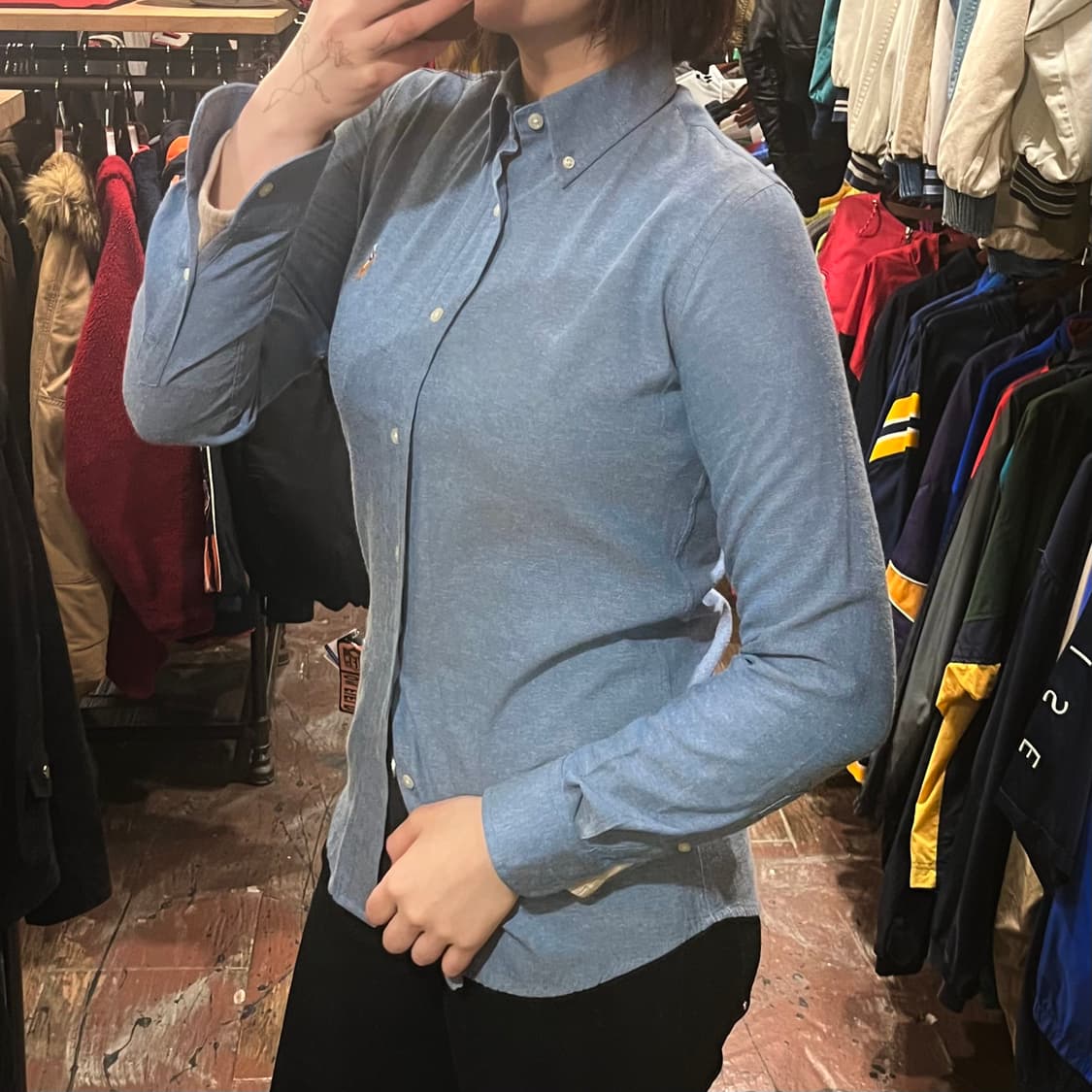 [HI] 폴로 데님 셔츠 상품이미지4