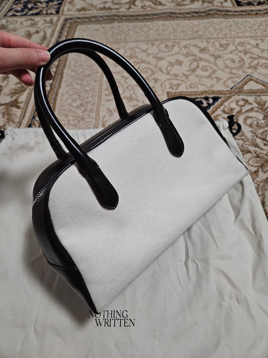 낫띵리튼 nothing written 미니 골프백 캔버스/브라운 상품이미지4