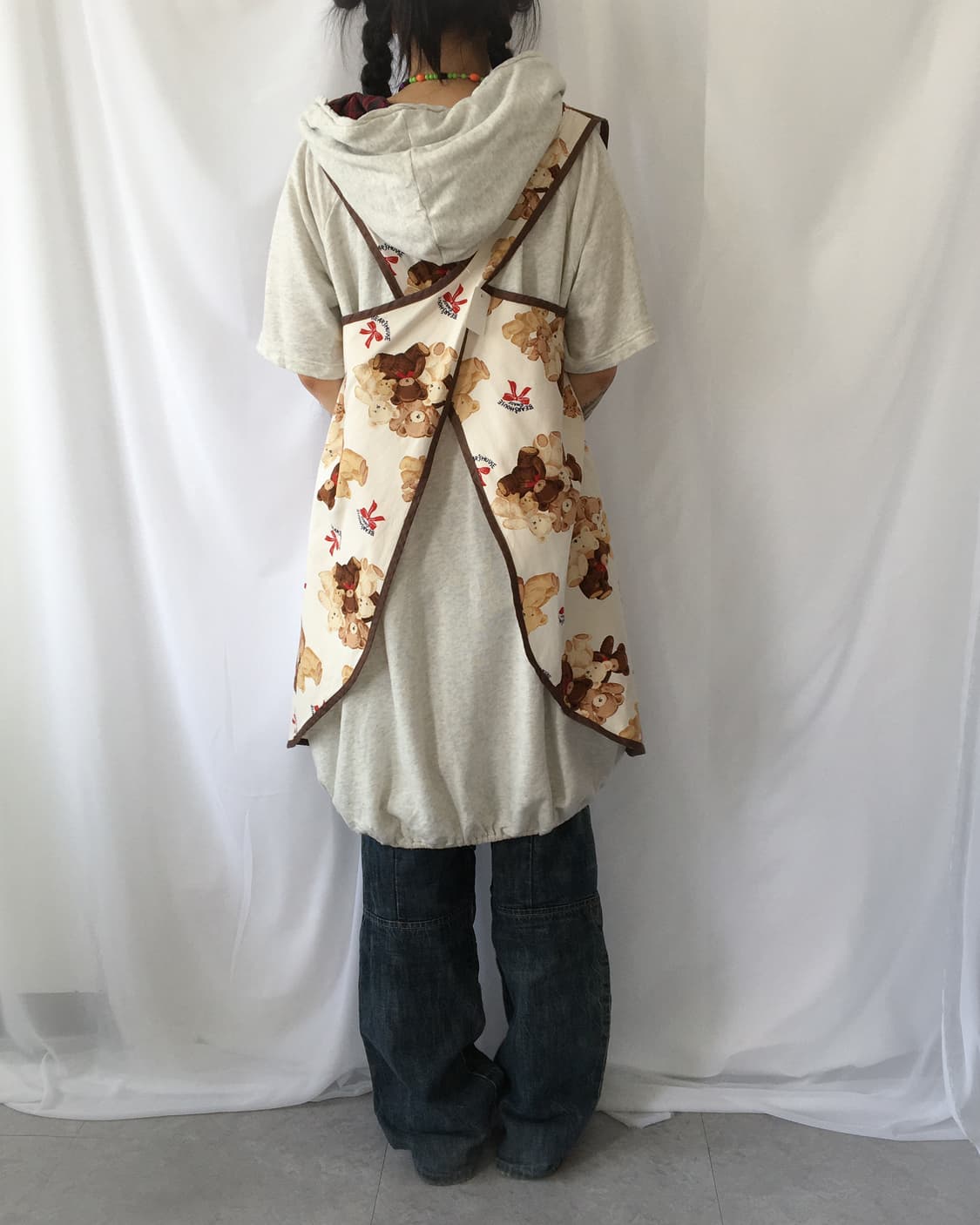 Bear pattern apron 상품이미지7