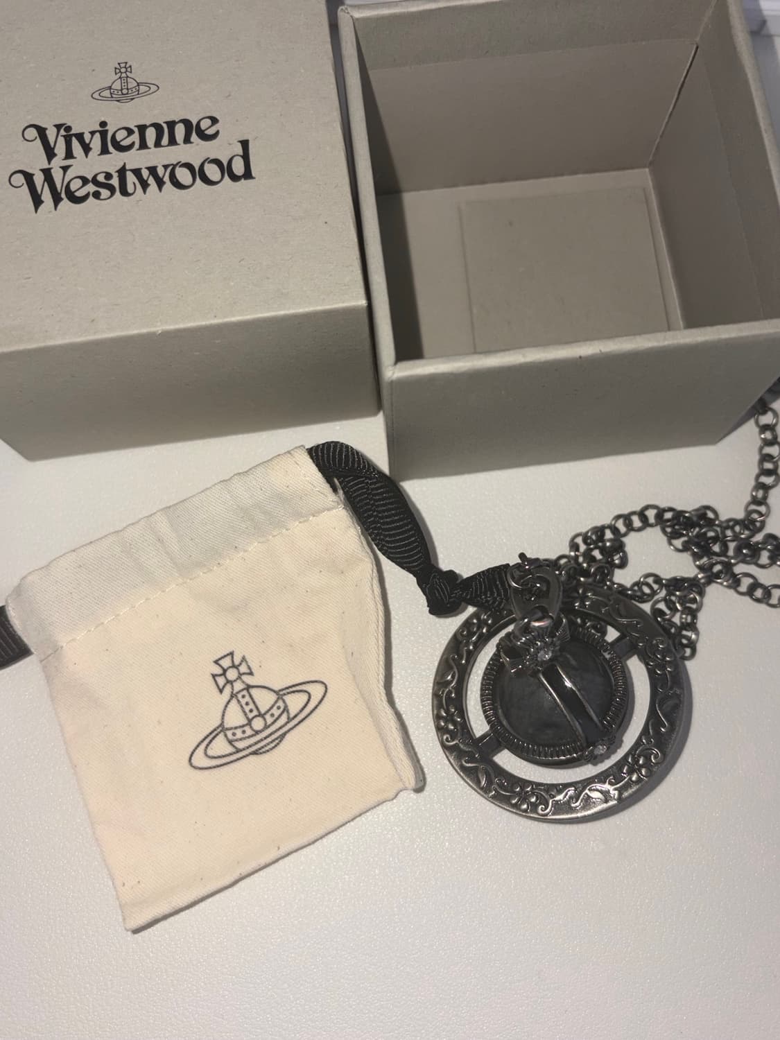 비비안웨스트우드 빅orb 고딕 목걸이 상품이미지2
