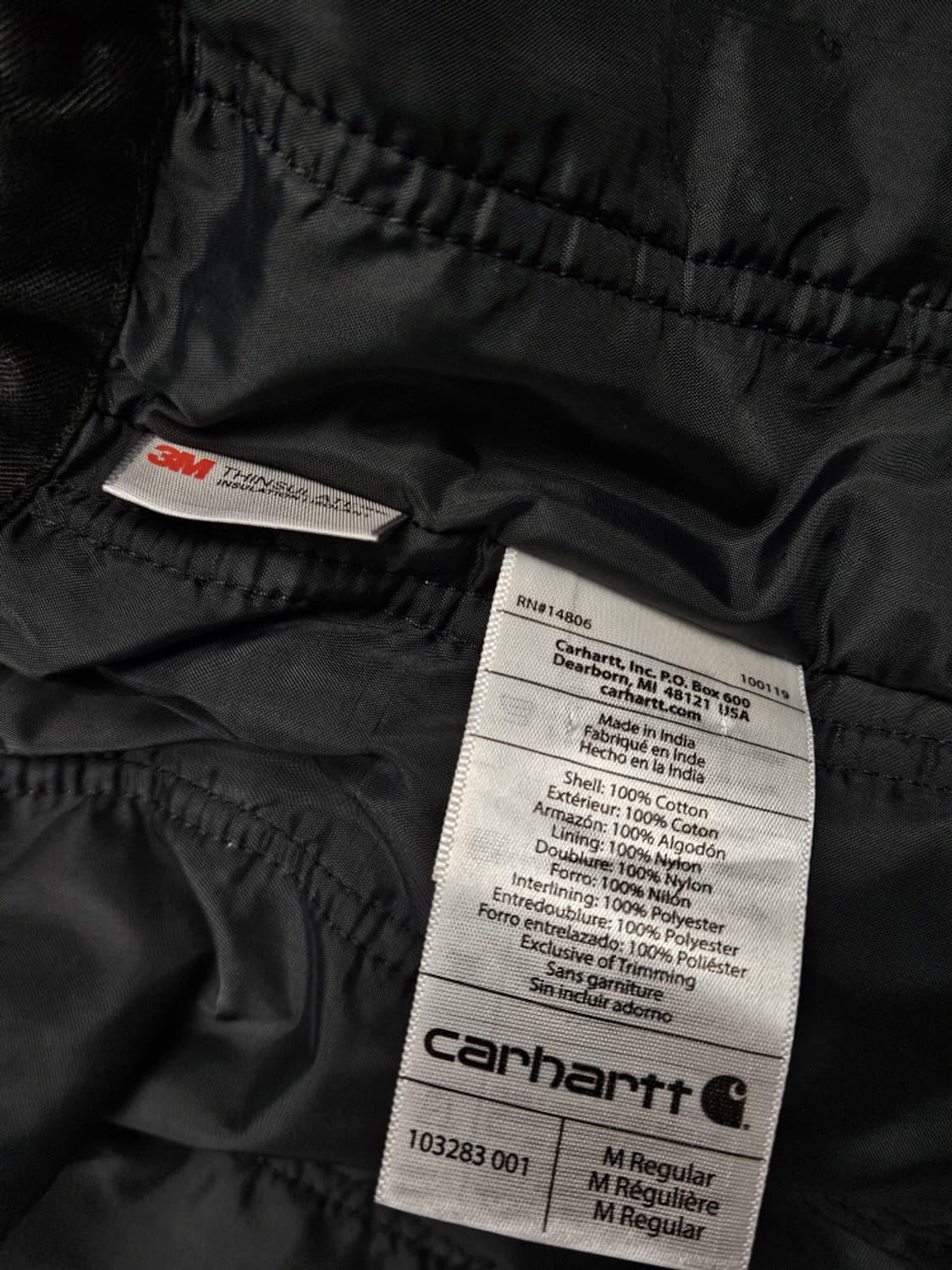 칼하트 덕 캔버스 아크틱 초어 워크 자켓 ( M ) / 10199 상품이미지9