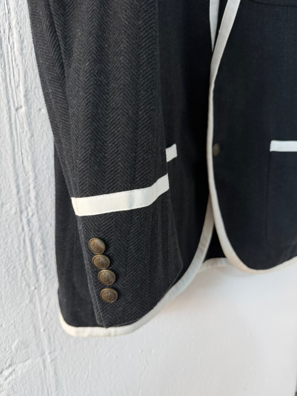 폴로 랄프로렌 와펜 헤링본 블레이져 자켓  상품이미지4