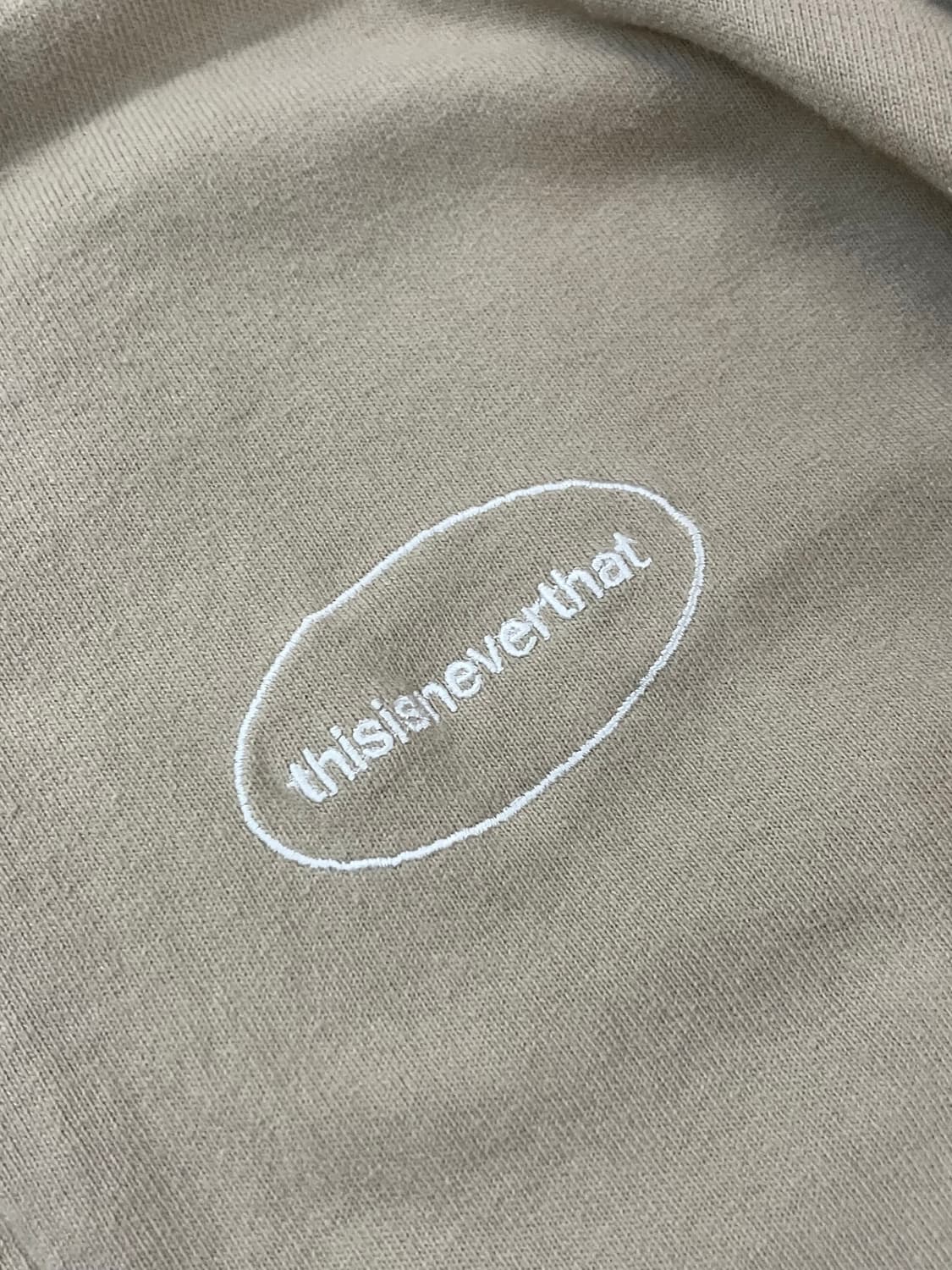 디스이즈네버뎃 셔츠 집업 베이지 L #csz2427 상품이미지3