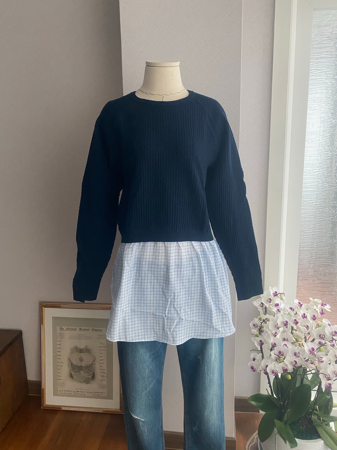 CLUB MONACO 클럽모나코 레이어드스타일 니트(M) 상품이미지2