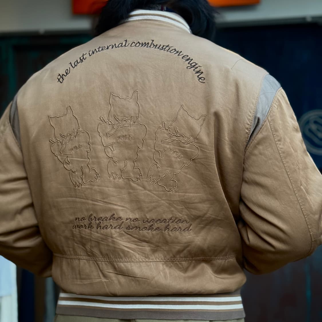 폴리테루 x 행크 레이온 바시티 베이지 3 상품이미지8