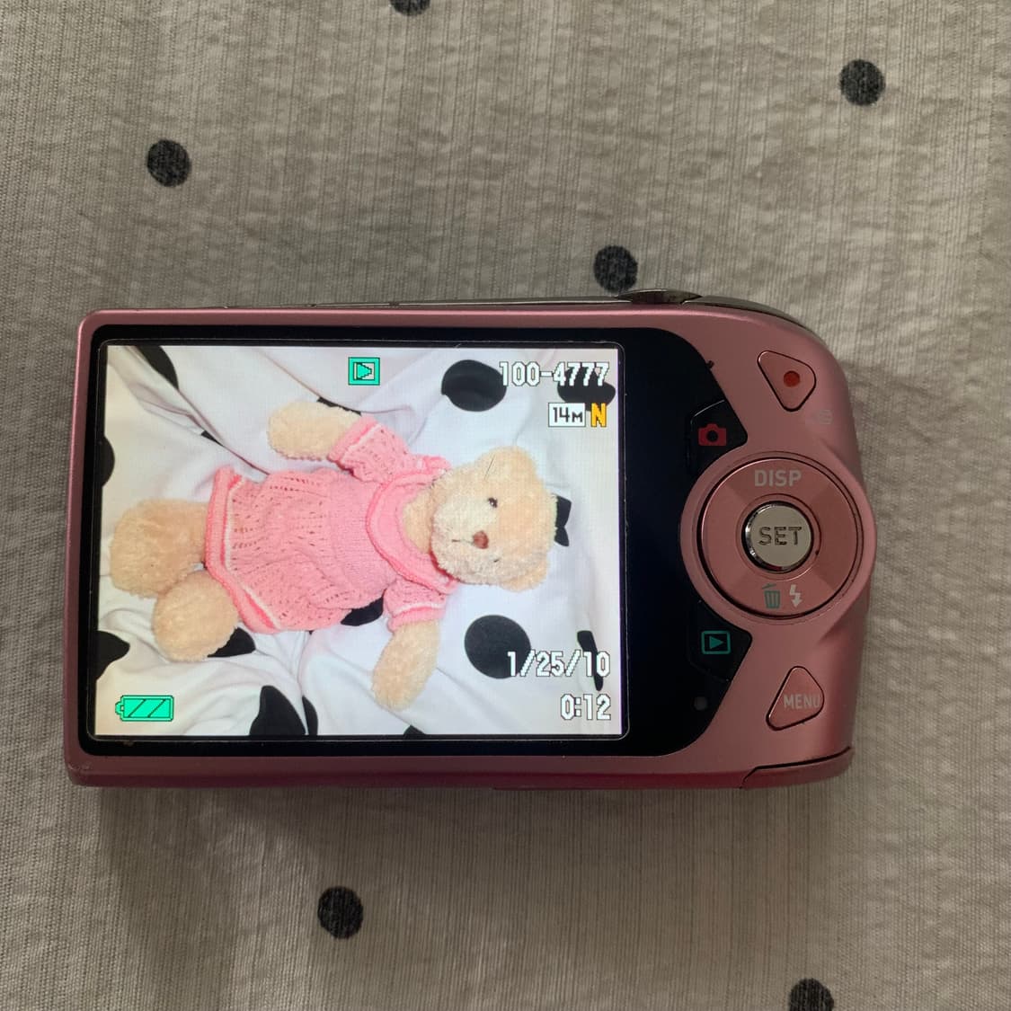 카시오 엑슬림 Z2300 핑크 빈티지 카메라  상품이미지3