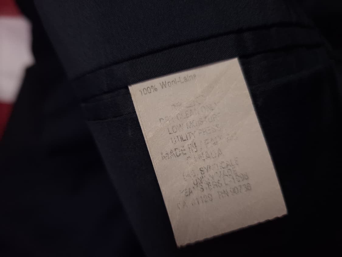 특A 오리지날 캐나다제조 로렌 랄프로렌 금장 투버튼 블레이져 상품이미지5