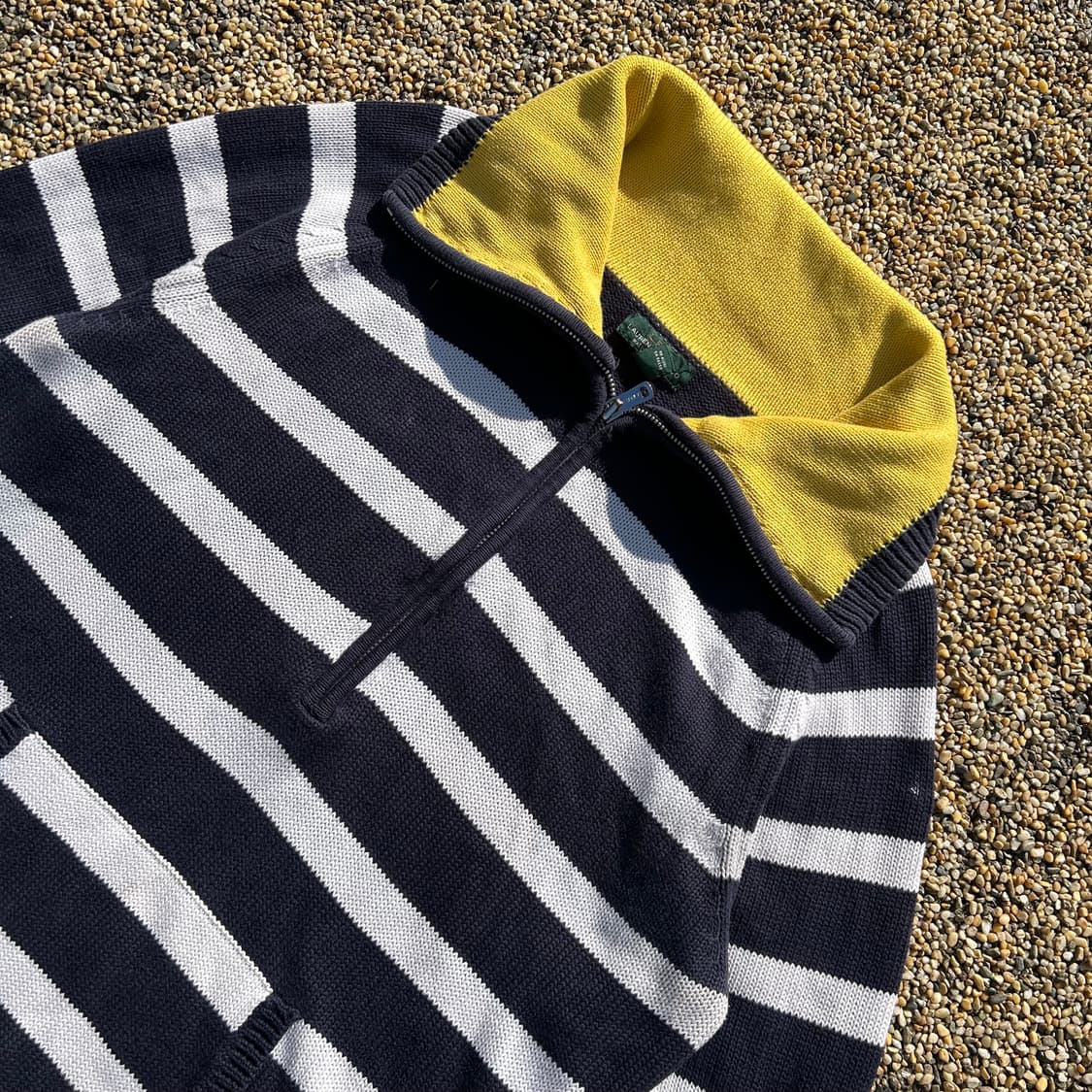 폴로 랄프로렌(POLO RalphLauren)스트라이프 반집업 니트 상품이미지2