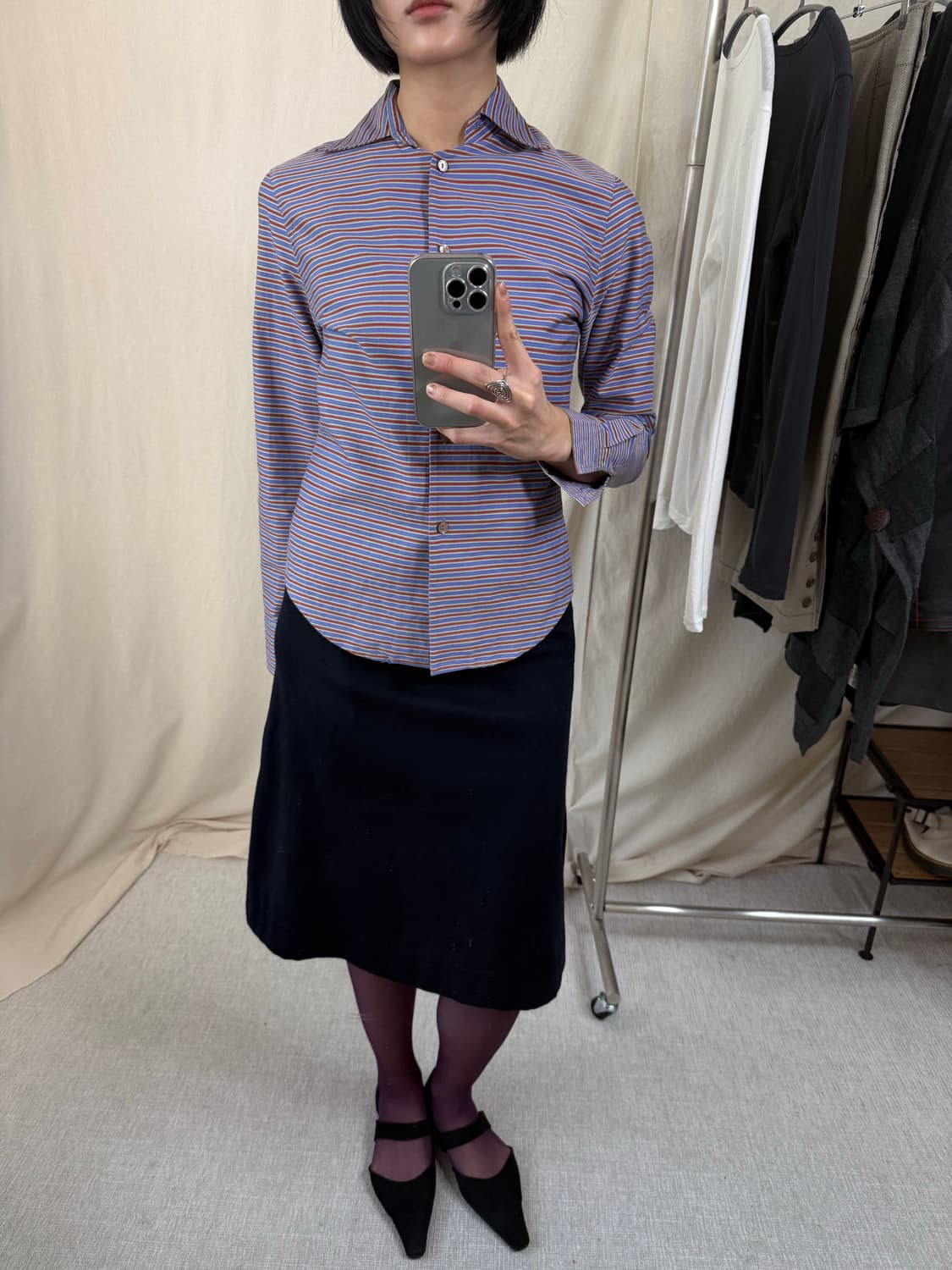 The Ginza 스트라이프 셔츠 (JPN) 상품이미지3