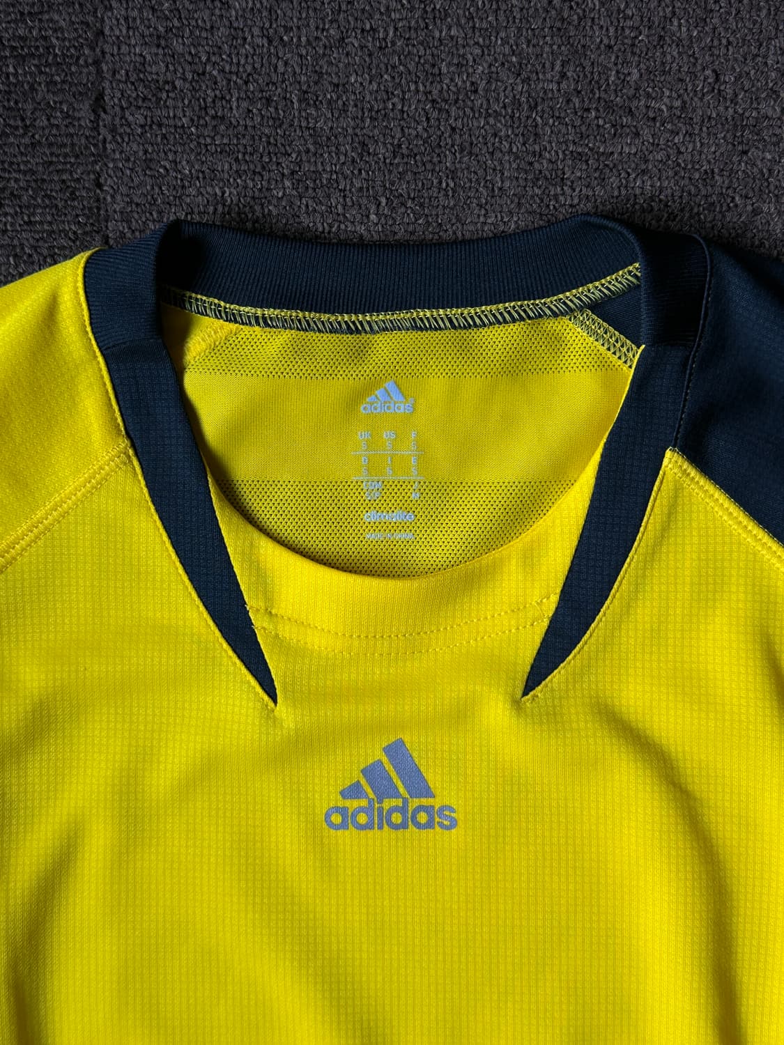 Adidas CLIMA LITE 스포티 옐로 티셔츠 상품이미지7