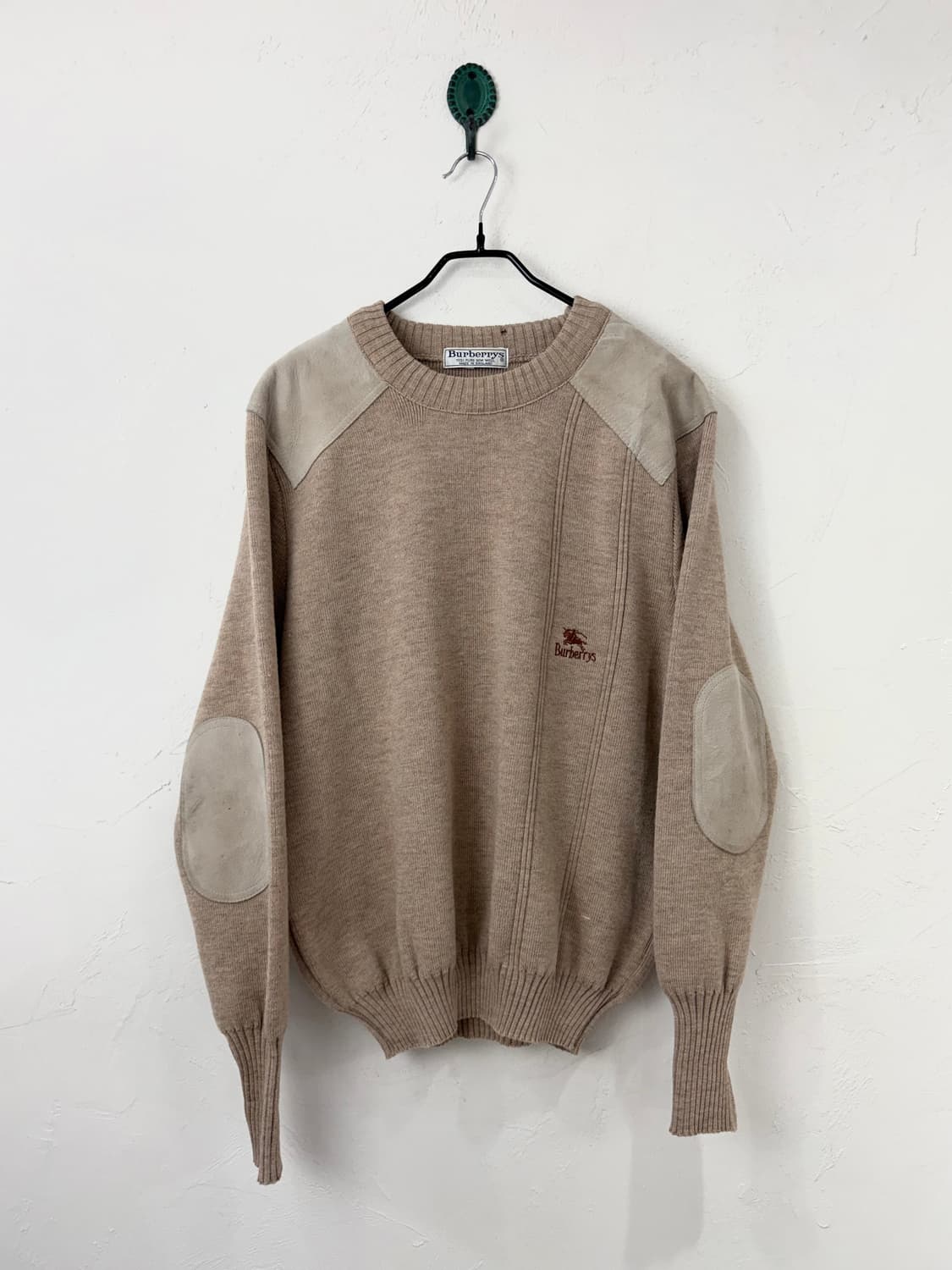 빈티지 버버리 퓨어 울 코만도 스웨터 상품이미지1