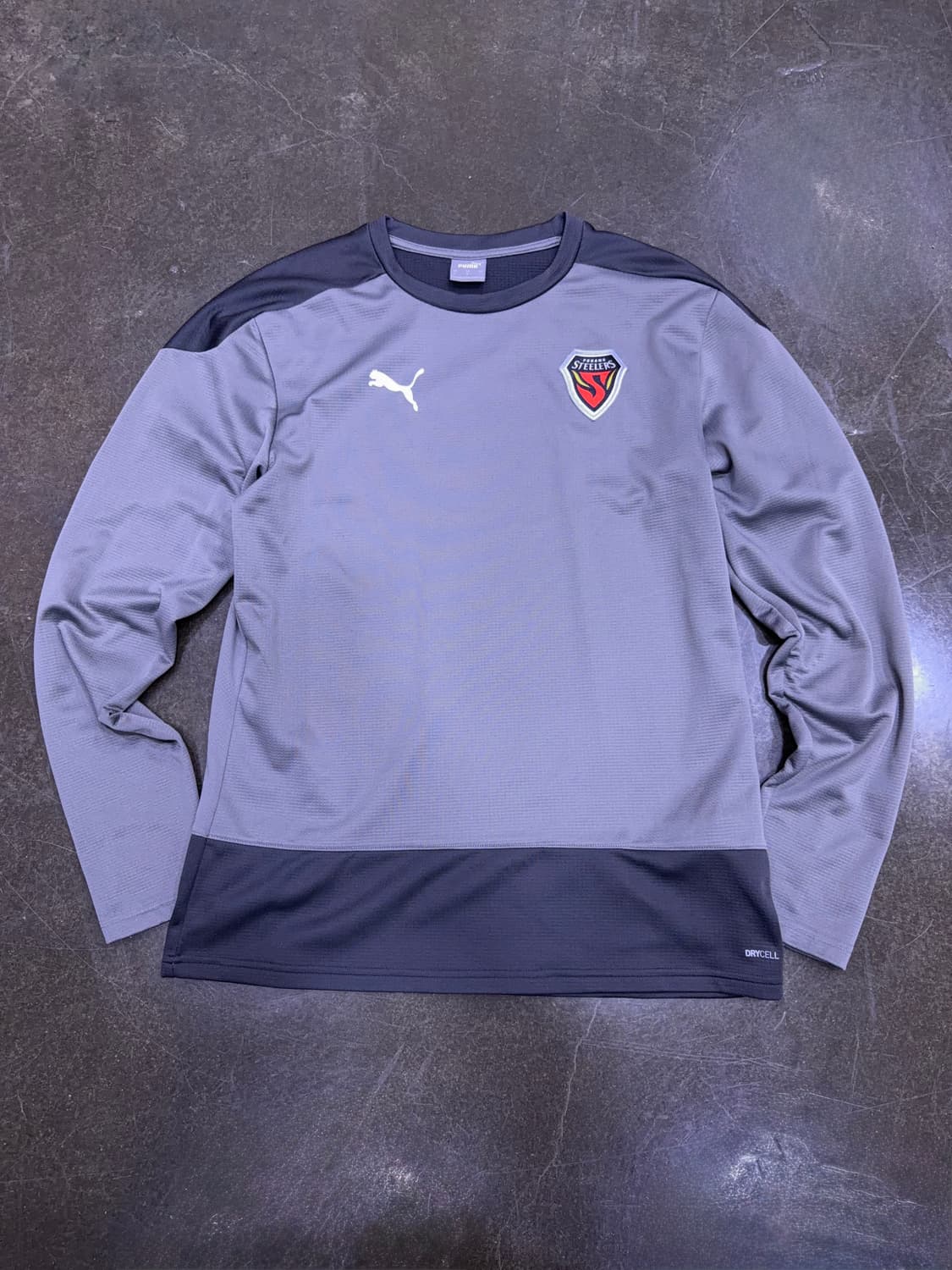 푸마 포항 스틸러스 트레이닝 탑 스웻탑 티셔츠 L 상품이미지1