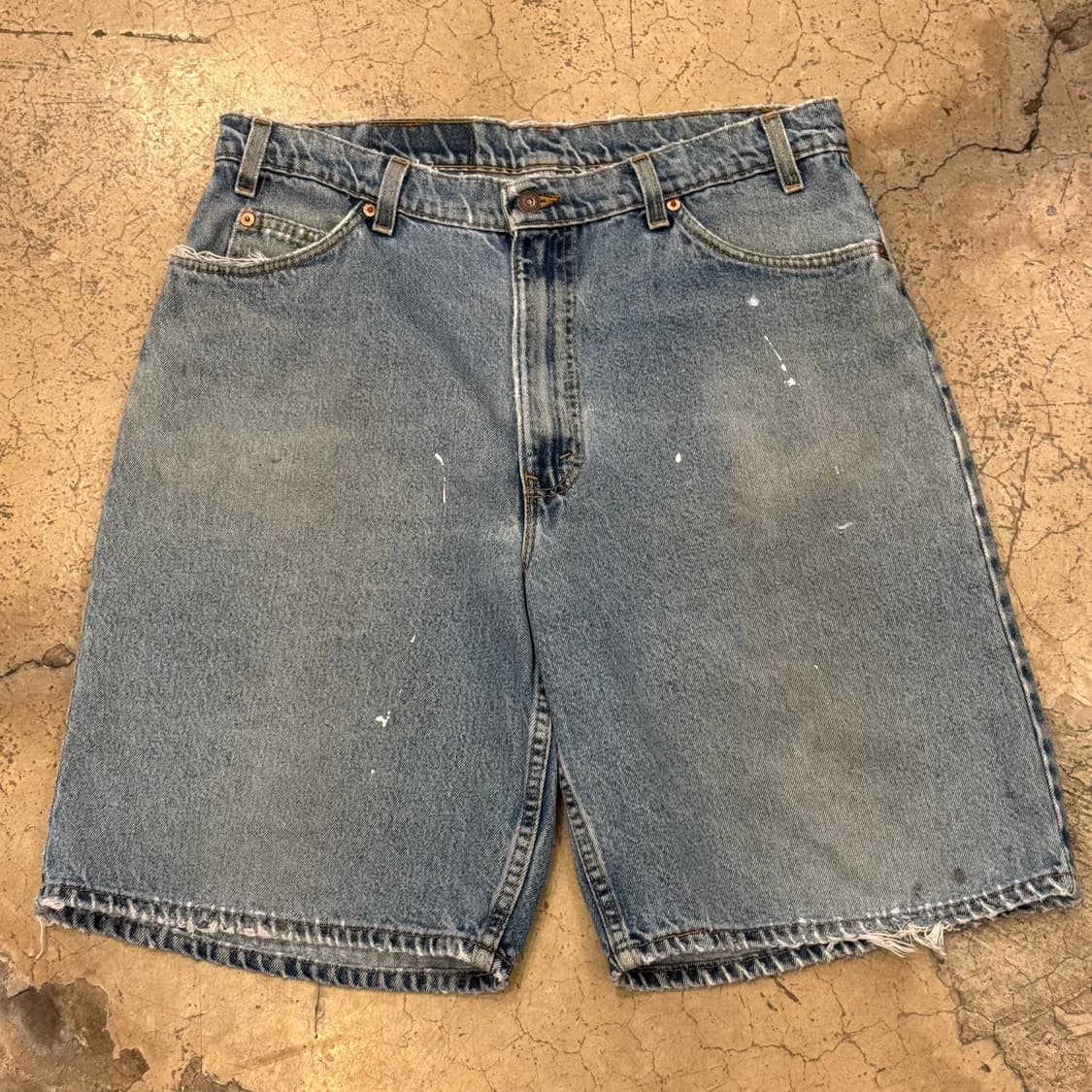 90s USA Levi’s 560 denim shorts (36) 상품이미지1