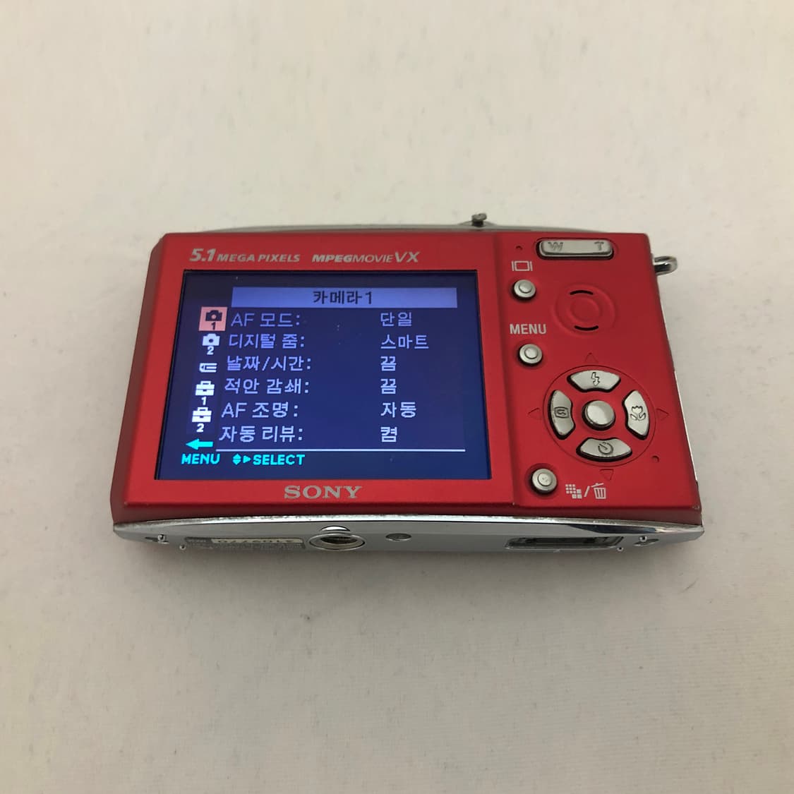 소니 사이버샷 DSC-T5 빈티지 디카 카메라 핑크 상품이미지8