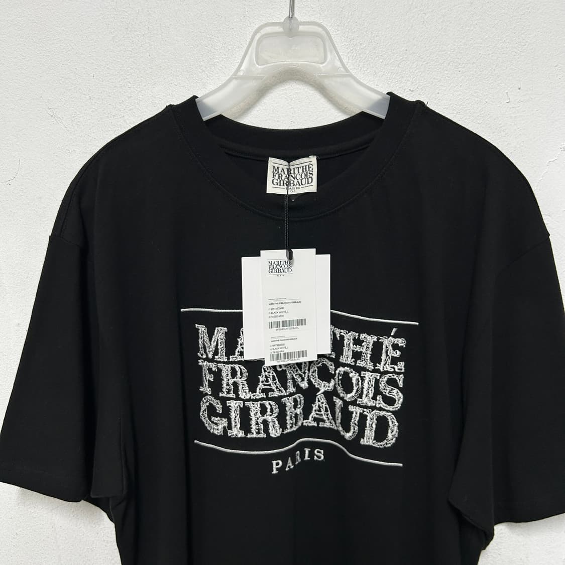 새상품) 마리떼 프랑소와 저버 블랙 반팔티셔츠 상품이미지2