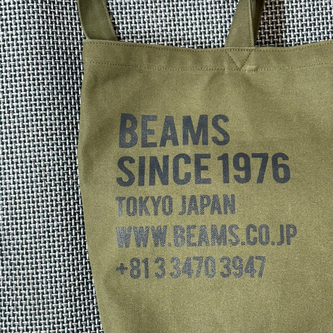 BEAMS 빔즈 숄더백 카키 상품이미지2