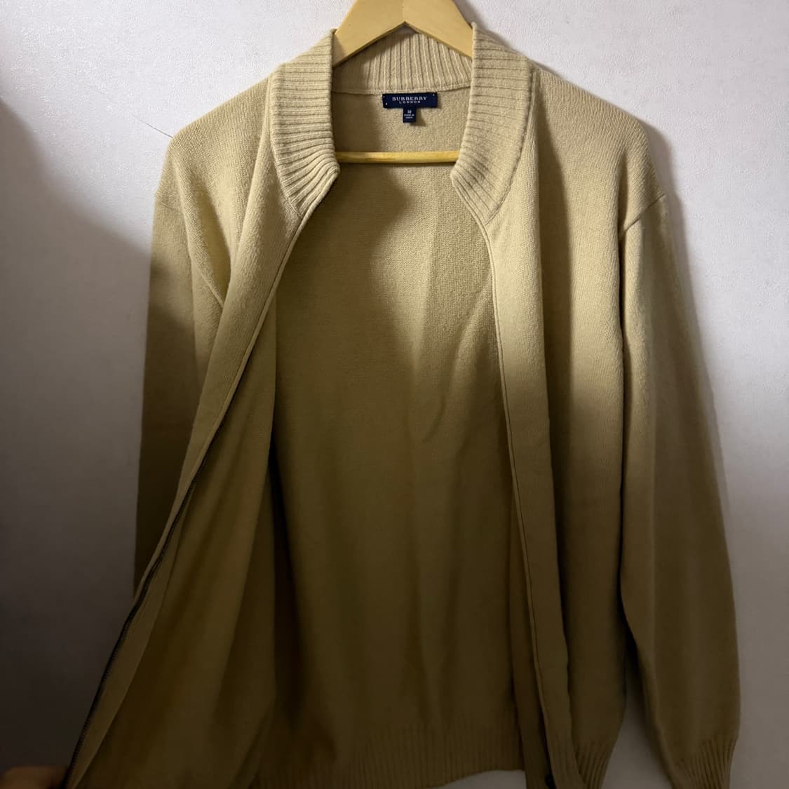 버버리 노바체크 패치 니트 집업 M (남성 105정도) 상품이미지7