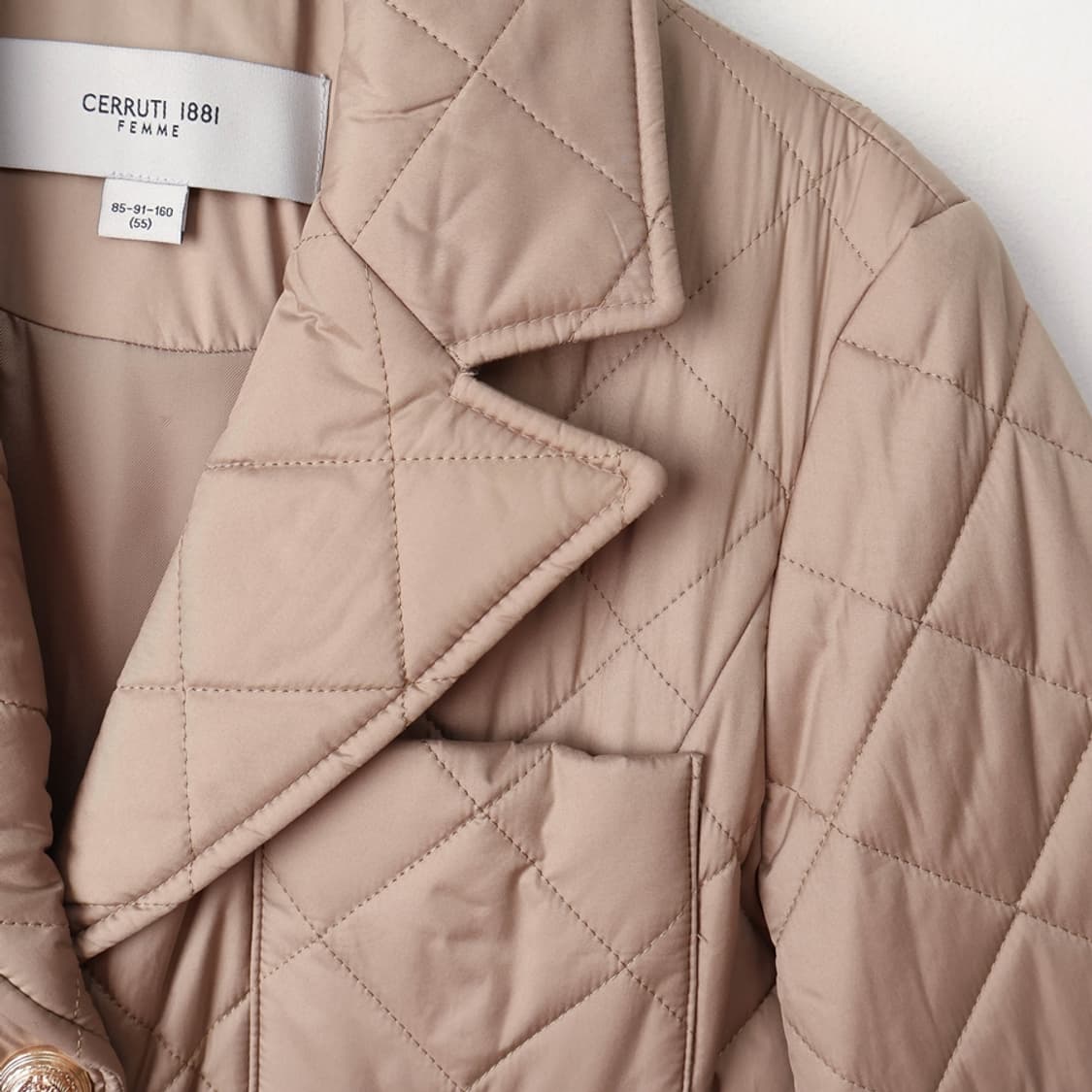55/세루티1881 슬림핏 퀼팅 코트 상품이미지3