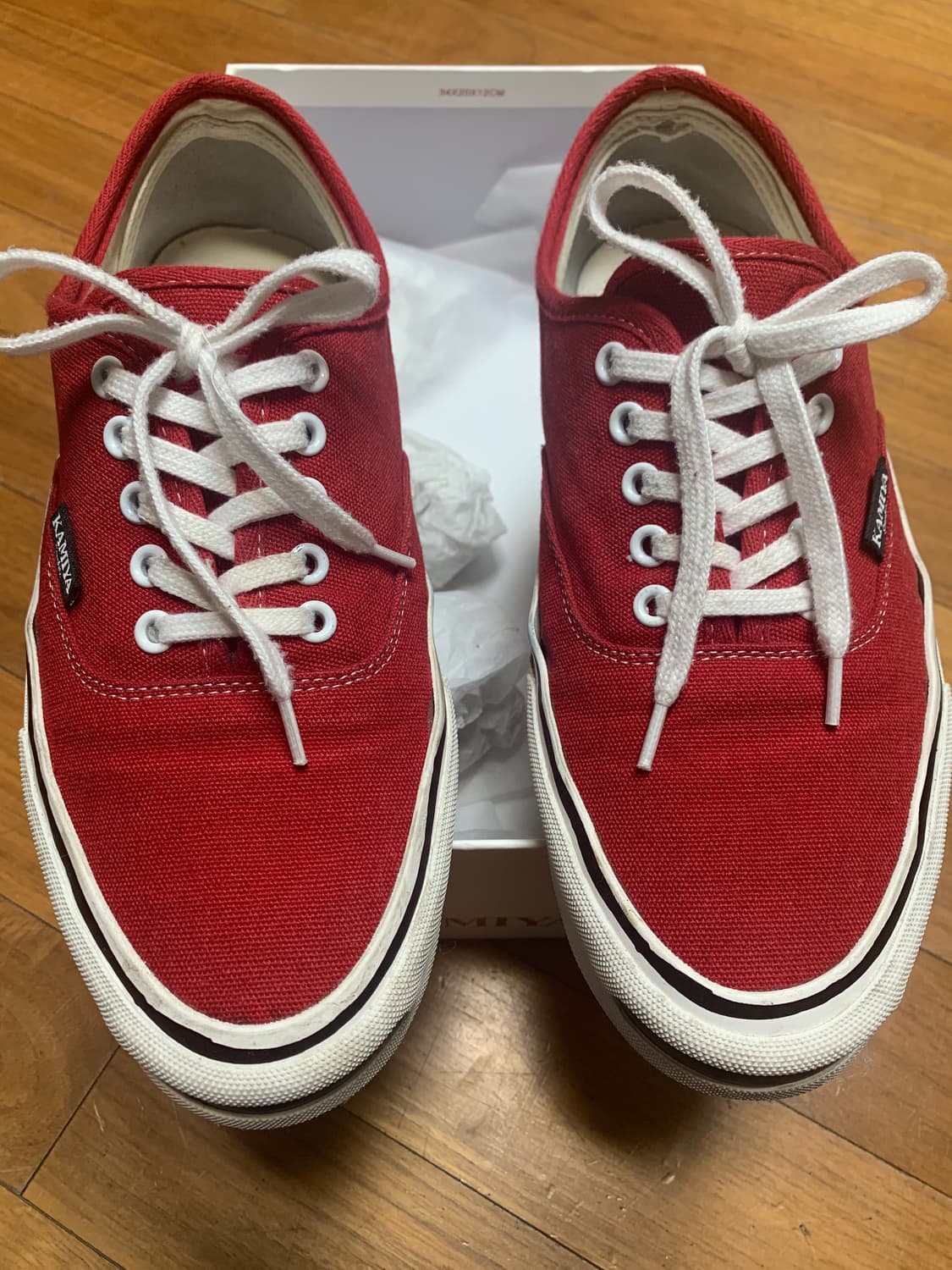 [42] KAMIYA Vulcunaized Sneaker벌커나이즈 스니커 상품이미지3