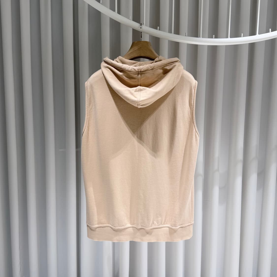 (A+/XL) / 브루넬로 쿠치넬리 코튼 후드 집업 베스트 조끼 상품이미지5