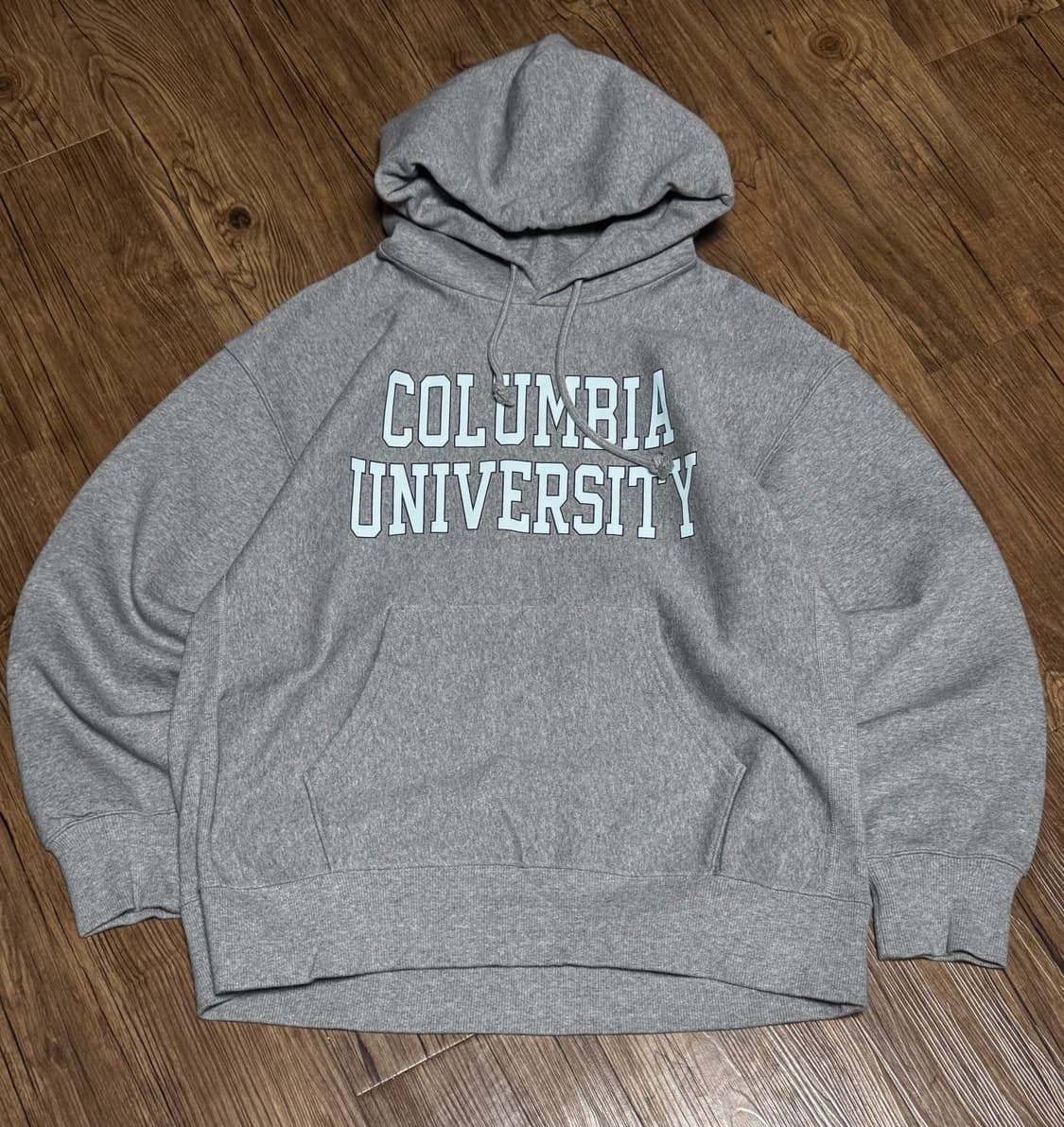 [XL] GU 컬럼비아 대학교 프린팅 기모 후드티 상품이미지2