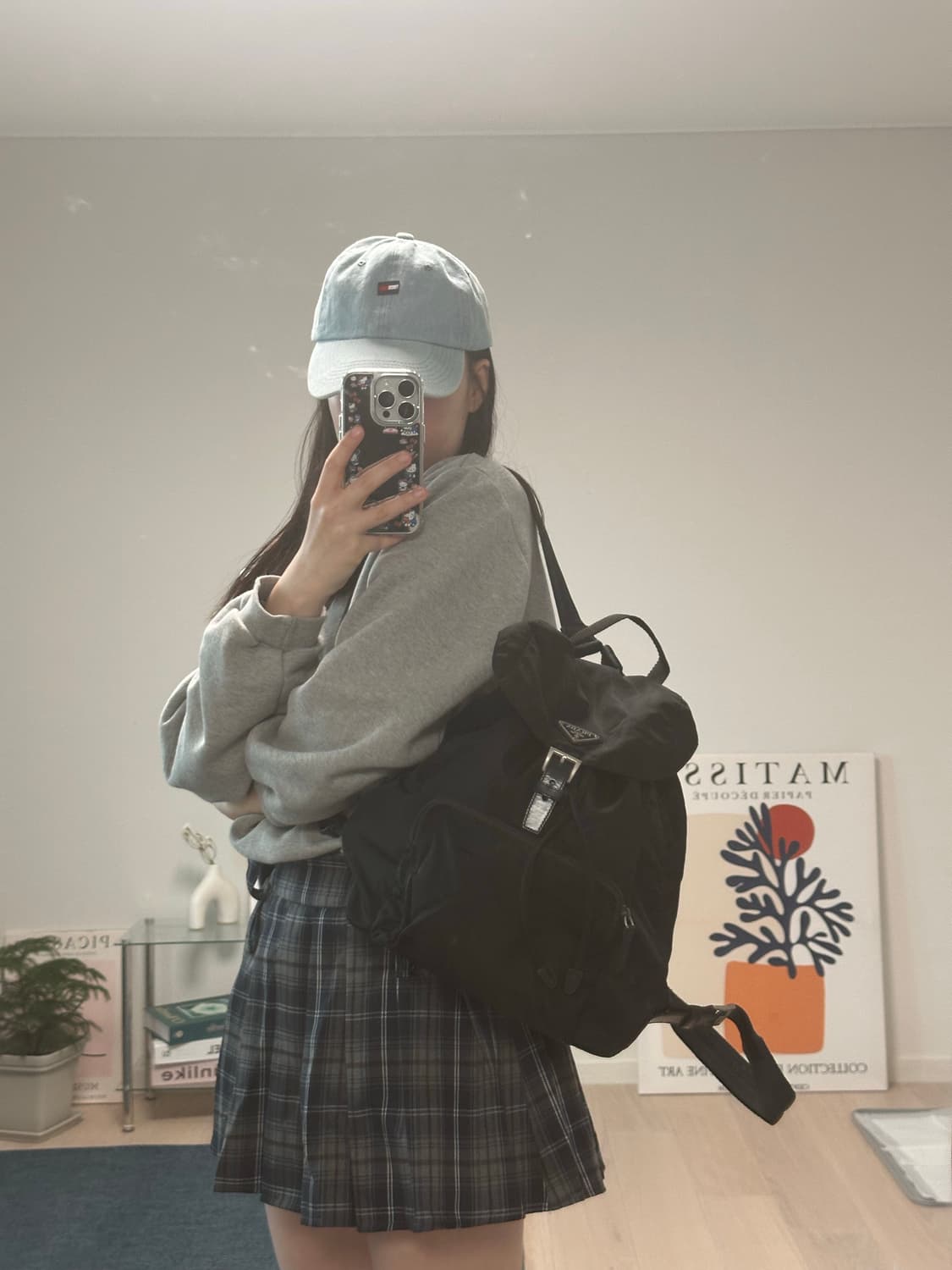 프라다 원포켓 포코노 나일론 백팩 미디엄 상품이미지3