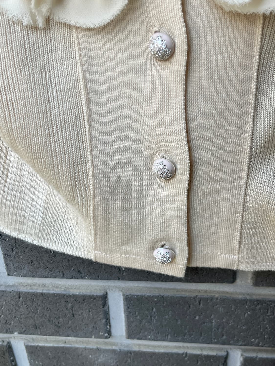 Gosia 고샤 플로럴 러플 가디건 상품이미지7