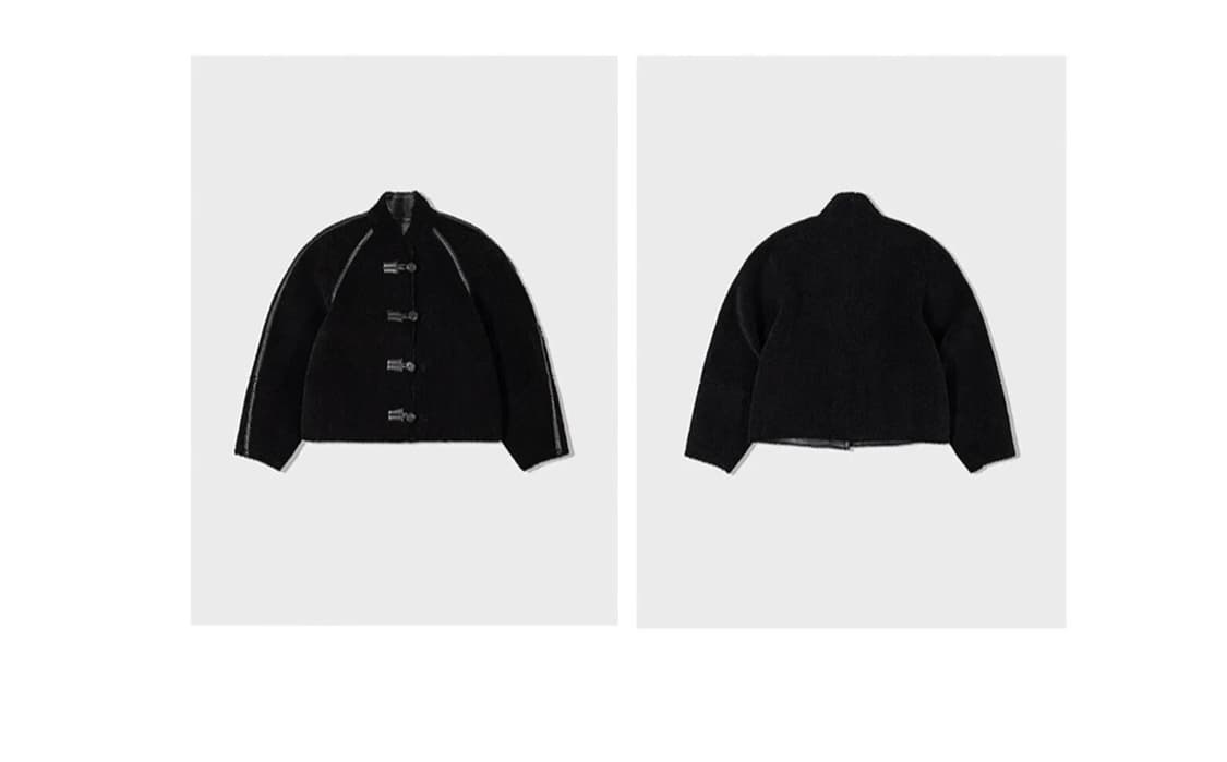 로우클래식 시어링 리버시블 코트 상품이미지3