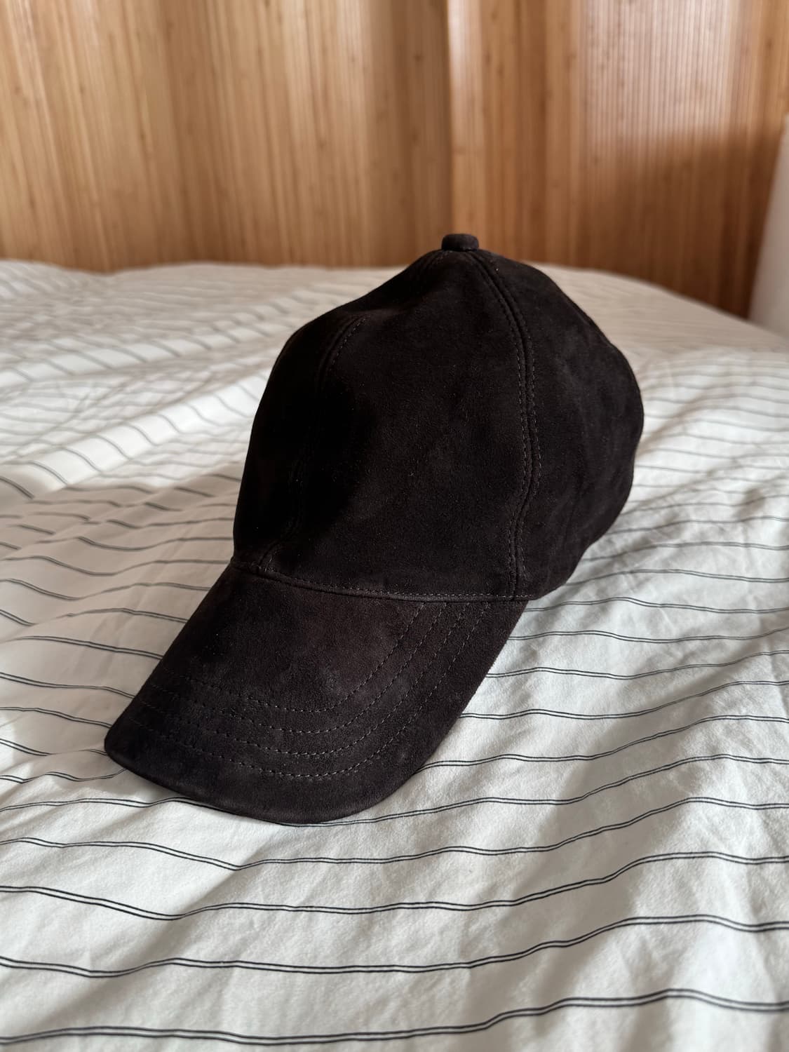 (새상품급)Massimo Dutti 스웨이드 볼캡 (브라운) 01사이즈 상품이미지1