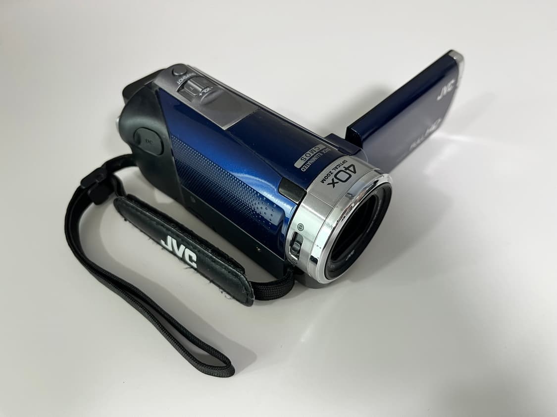 기능 다수/jvc e600 빈티지 캠코더 블루 상품이미지4
