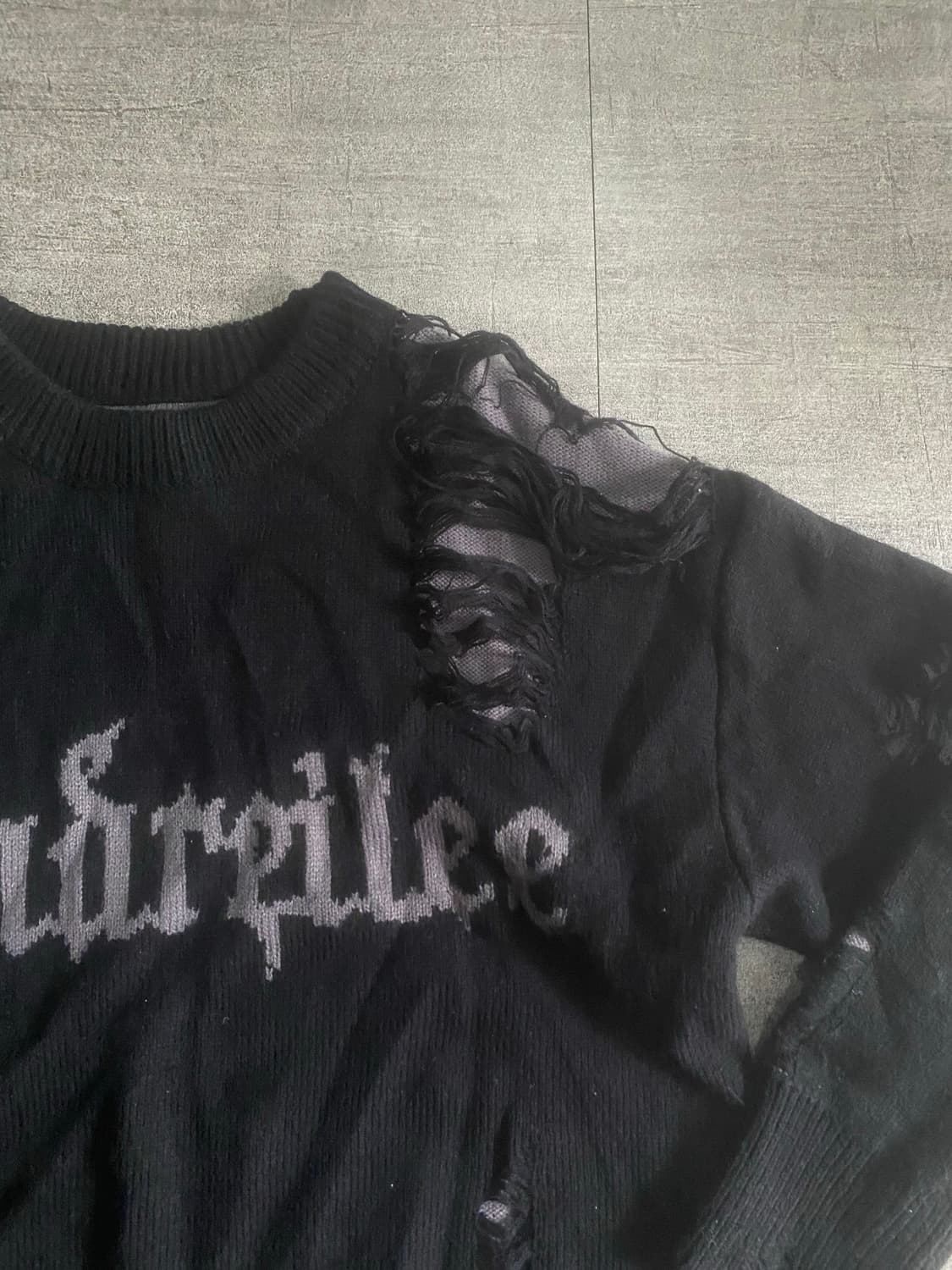 일본빈티지 Andreilee 그런지펑크보헤미안갸루 니트스웨터 상품이미지2