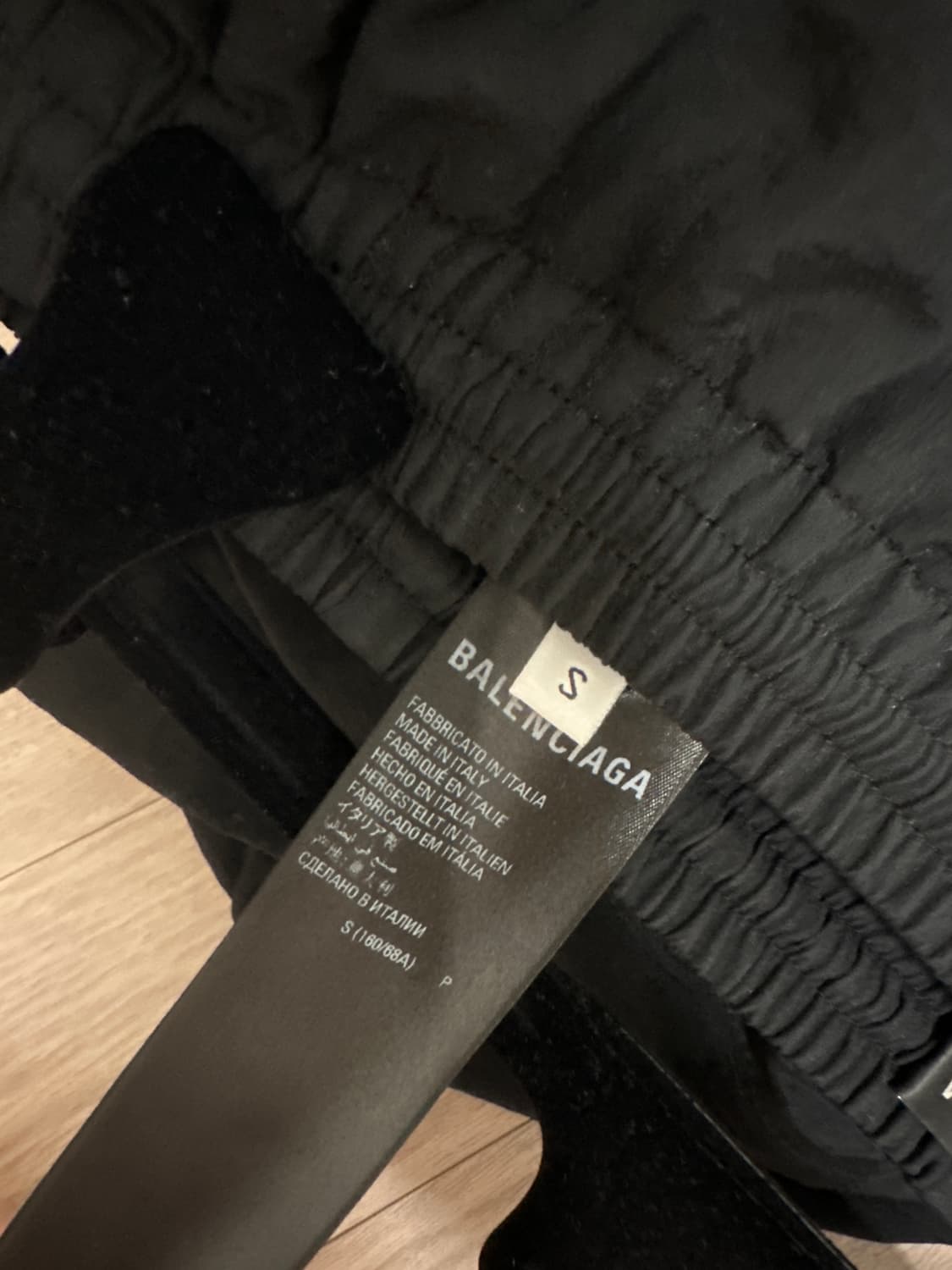 S size 새상품급 발렌시아가 3b로고 트랙팬츠 상품이미지5