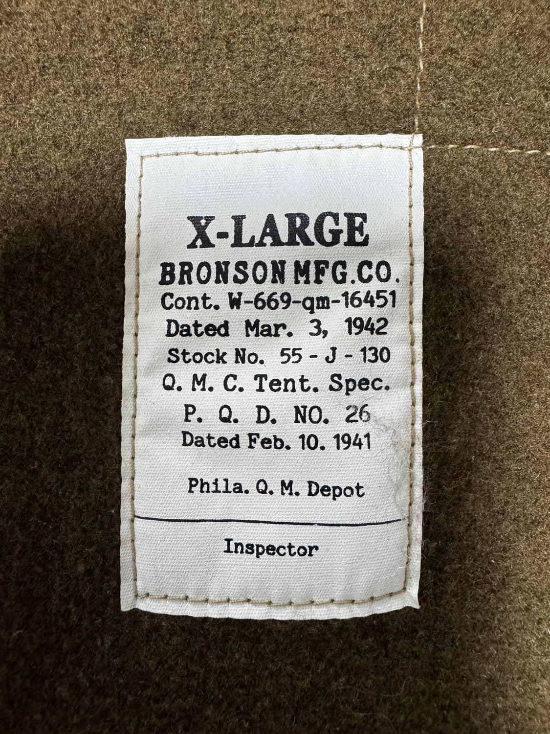 브론슨 탱커 자켓XL(영화 퓨리 자켓) 상품이미지4