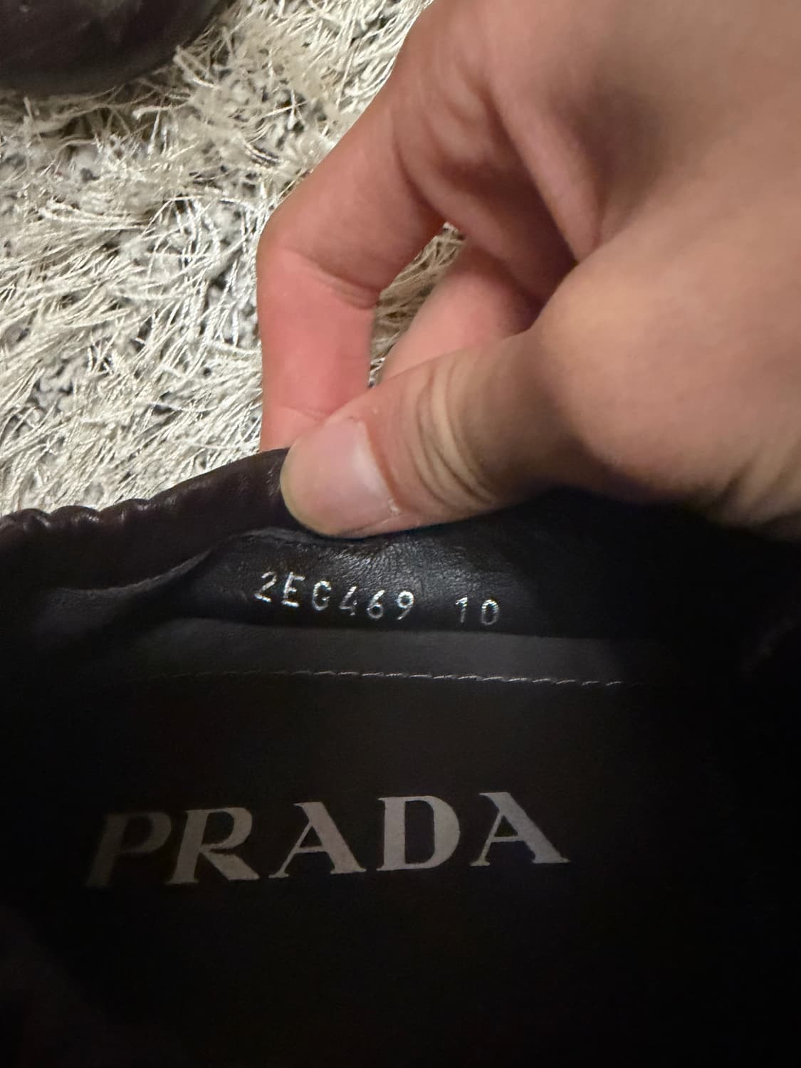 프라다 몽크 스트랩 브라운 상품이미지9