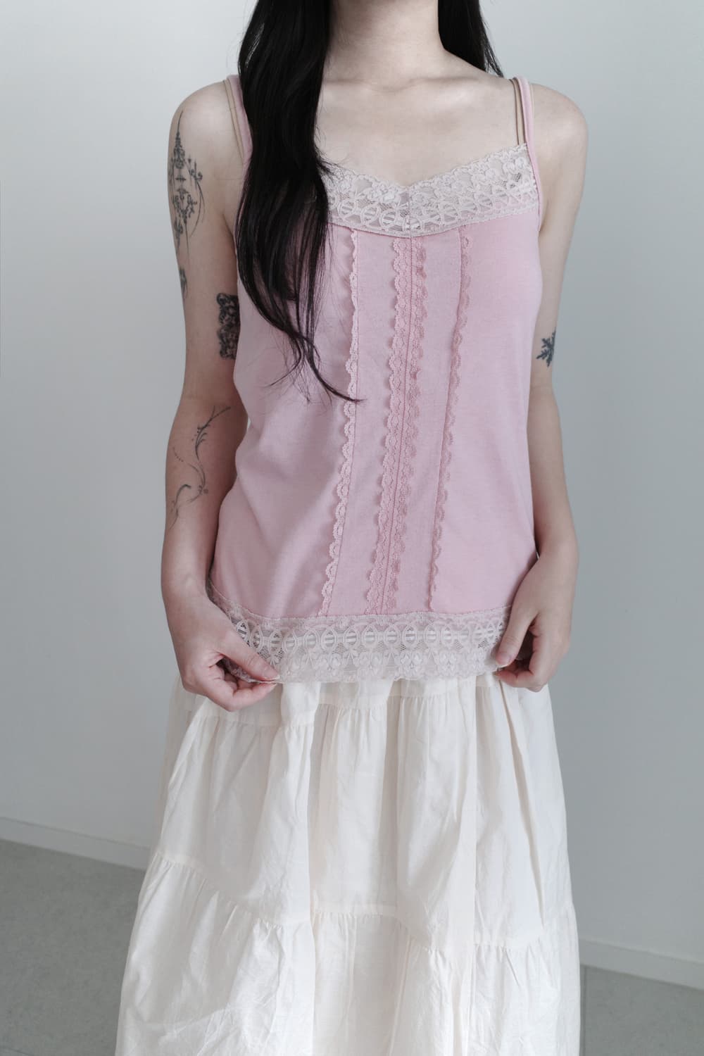 lace sleeveless 상품이미지5