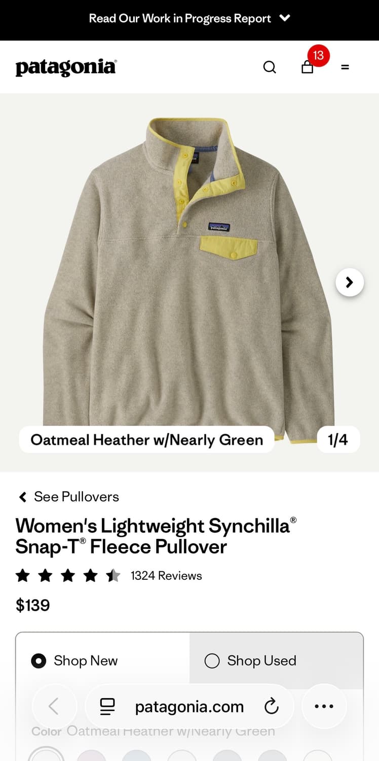 파타고니아 신칠라 후리스 상품이미지1