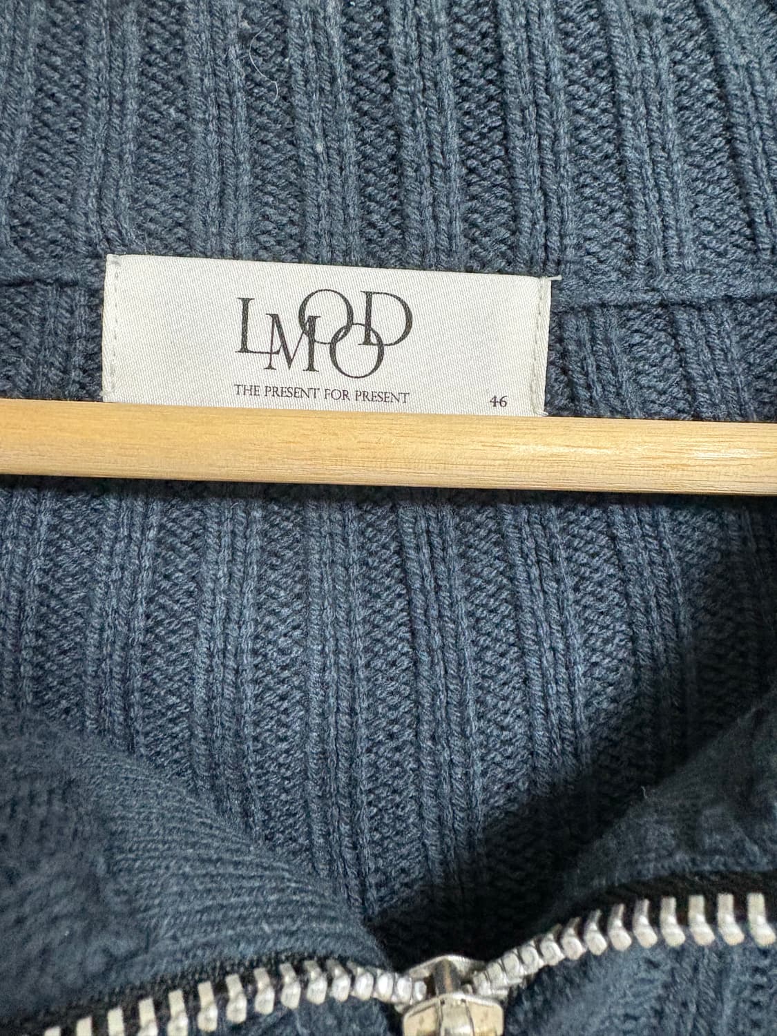 LMOOD 하프집업 니트 46 상품이미지2