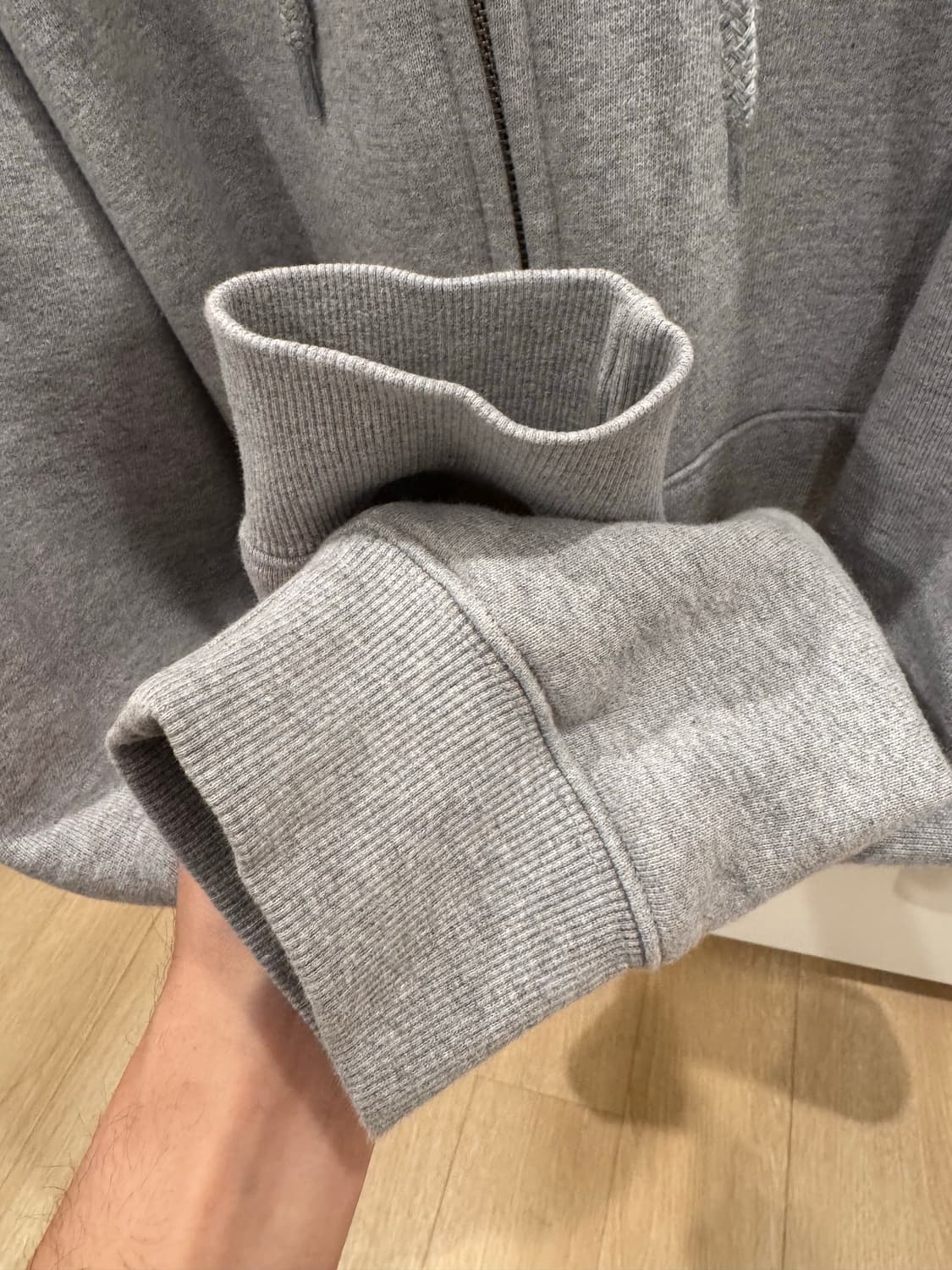 데우스 서울 후드집업 그레이 헤더 XL 상품이미지6